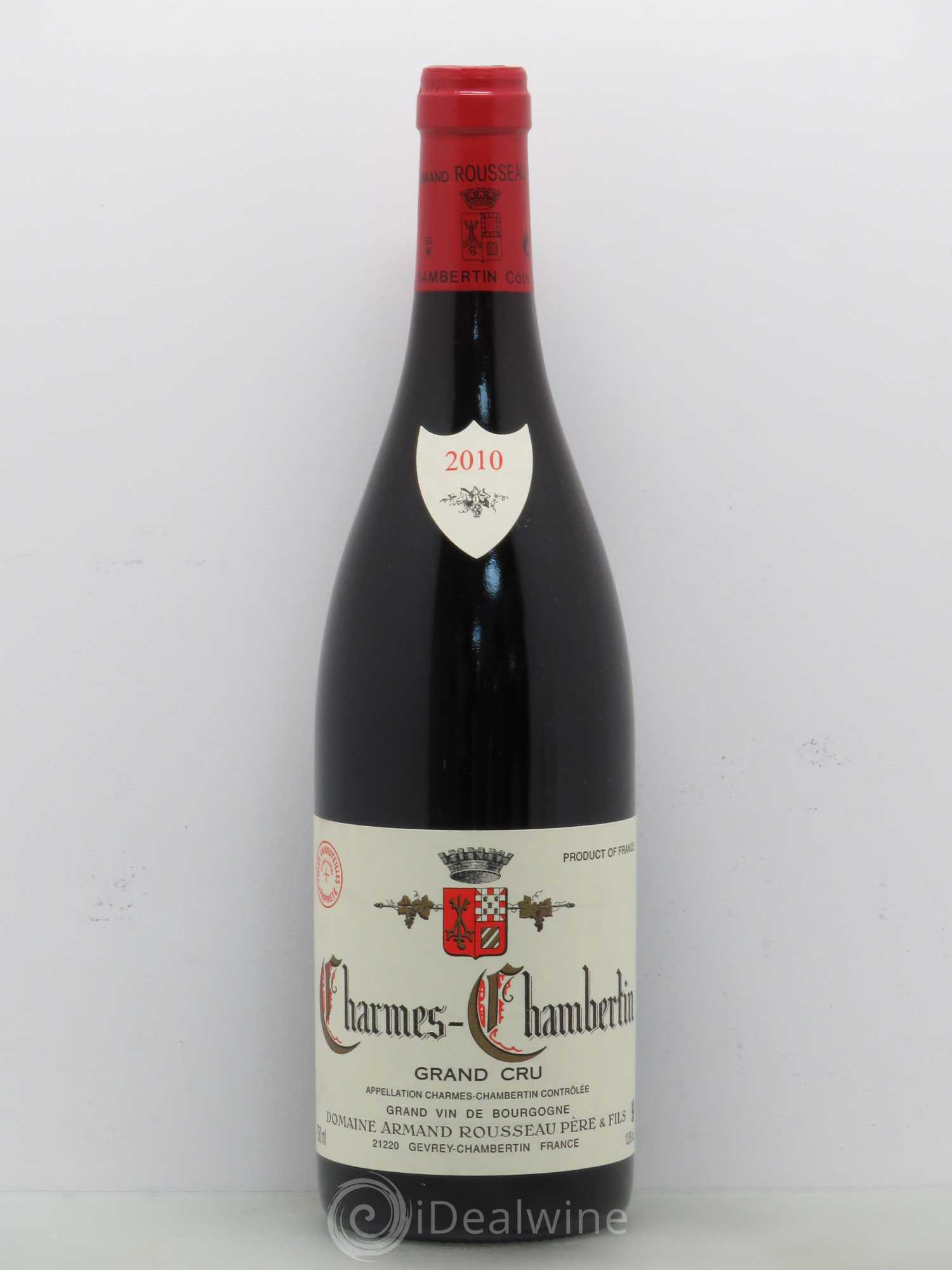 Charmes-Chambertin Grand Cru Armand Rousseau (Domaine) 2010 - Lot de 1 bouteille - 0