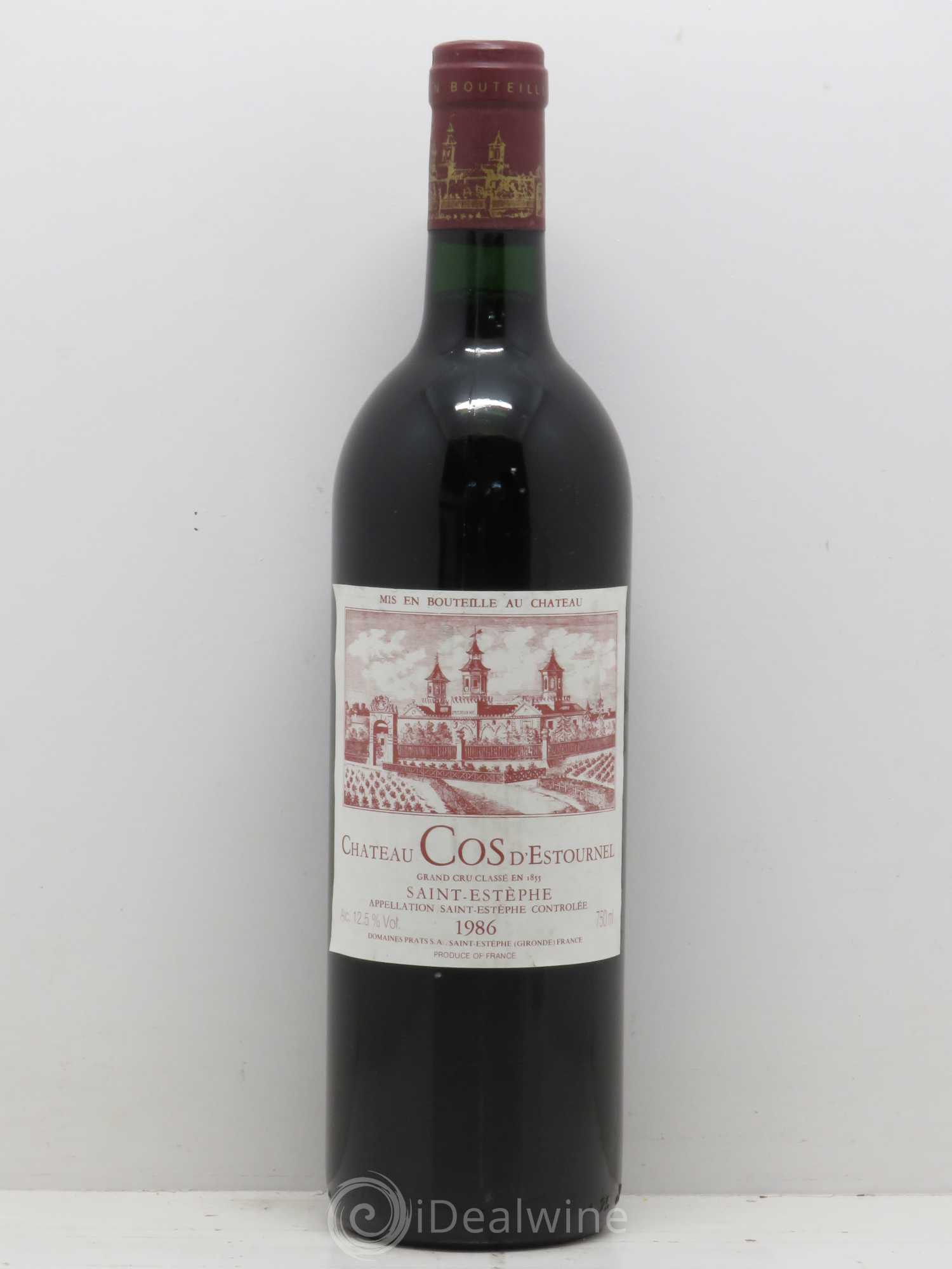 Cos d'Estournel 2ème Grand Cru Classé 1986 - Lot de 1 bouteille - 0