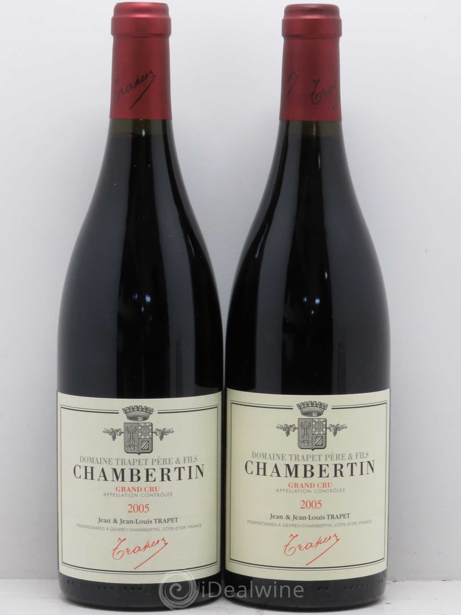 Chambertin Grand Cru Domaine Trapet 2005 - Lot de 2 bouteilles - 0