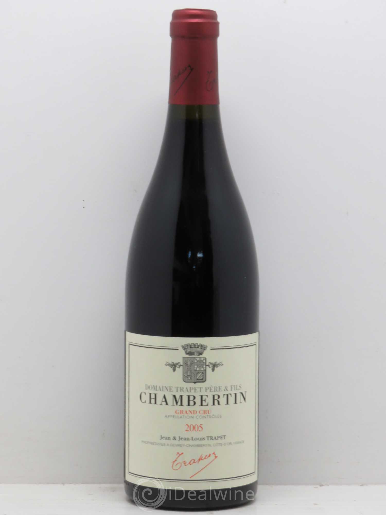 Chambertin Grand Cru Domaine Trapet 2005 - Lot de 1 bouteille - 0