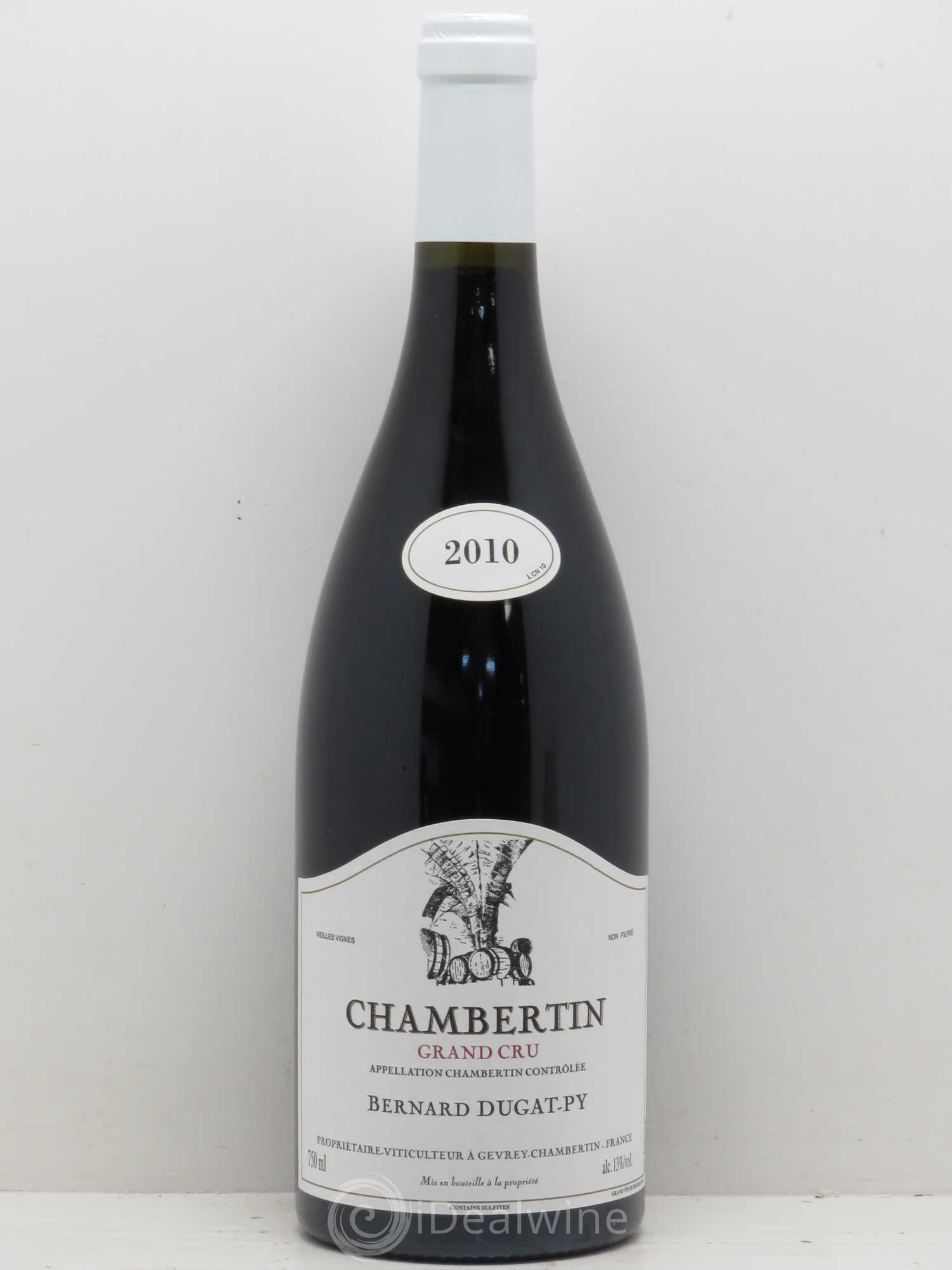 Chambertin Grand Cru Vieilles Vignes Dugat-Py 2010 - Lot de 1 bouteille - 0