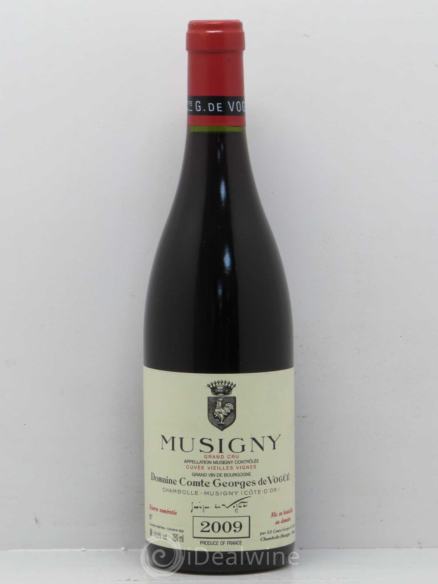 Musigny Grand Cru Cuvée Vieilles Vignes Comte Georges de Vogüé 2009 - Lot de 1 bouteille - 0