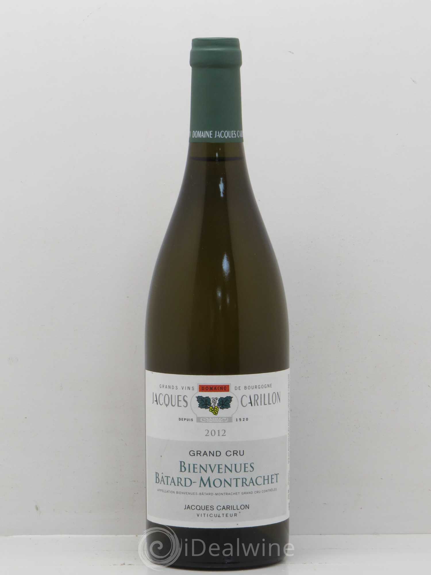 Bienvenues-Bâtard-Montrachet Grand Cru Jacques Carillon 2012 - Lot de 1 bouteille - 0
