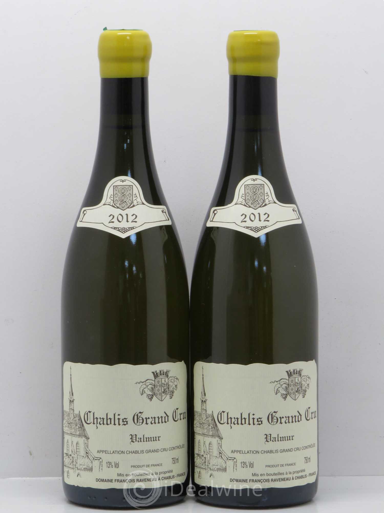 Chablis Grand Cru Valmur Raveneau (Domaine) 2012 - Lot de 2 bouteilles - 0