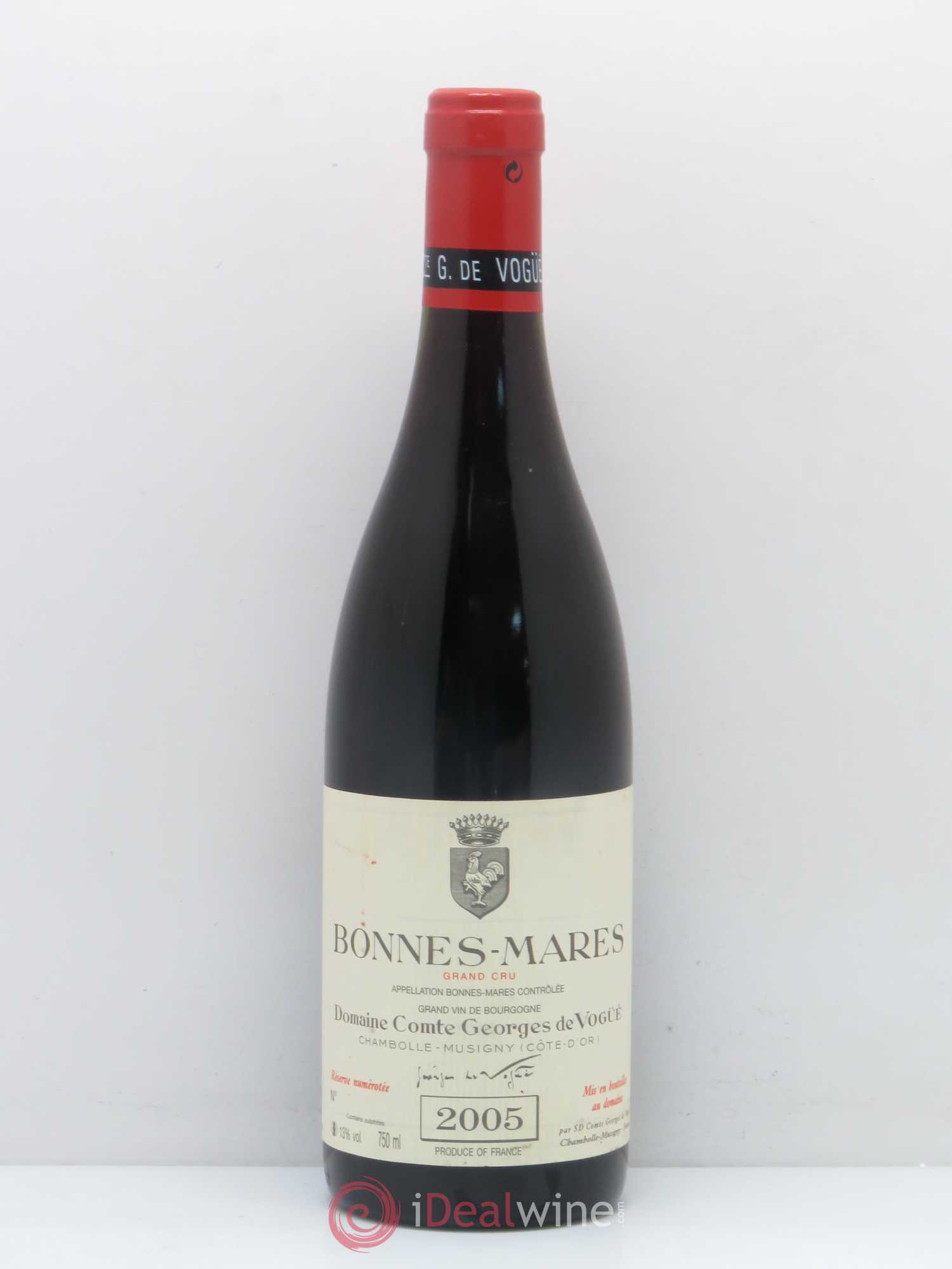 Bonnes-Mares Grand Cru Comte Georges de Vogüé 2005 - Lot de 1 bouteille - 0