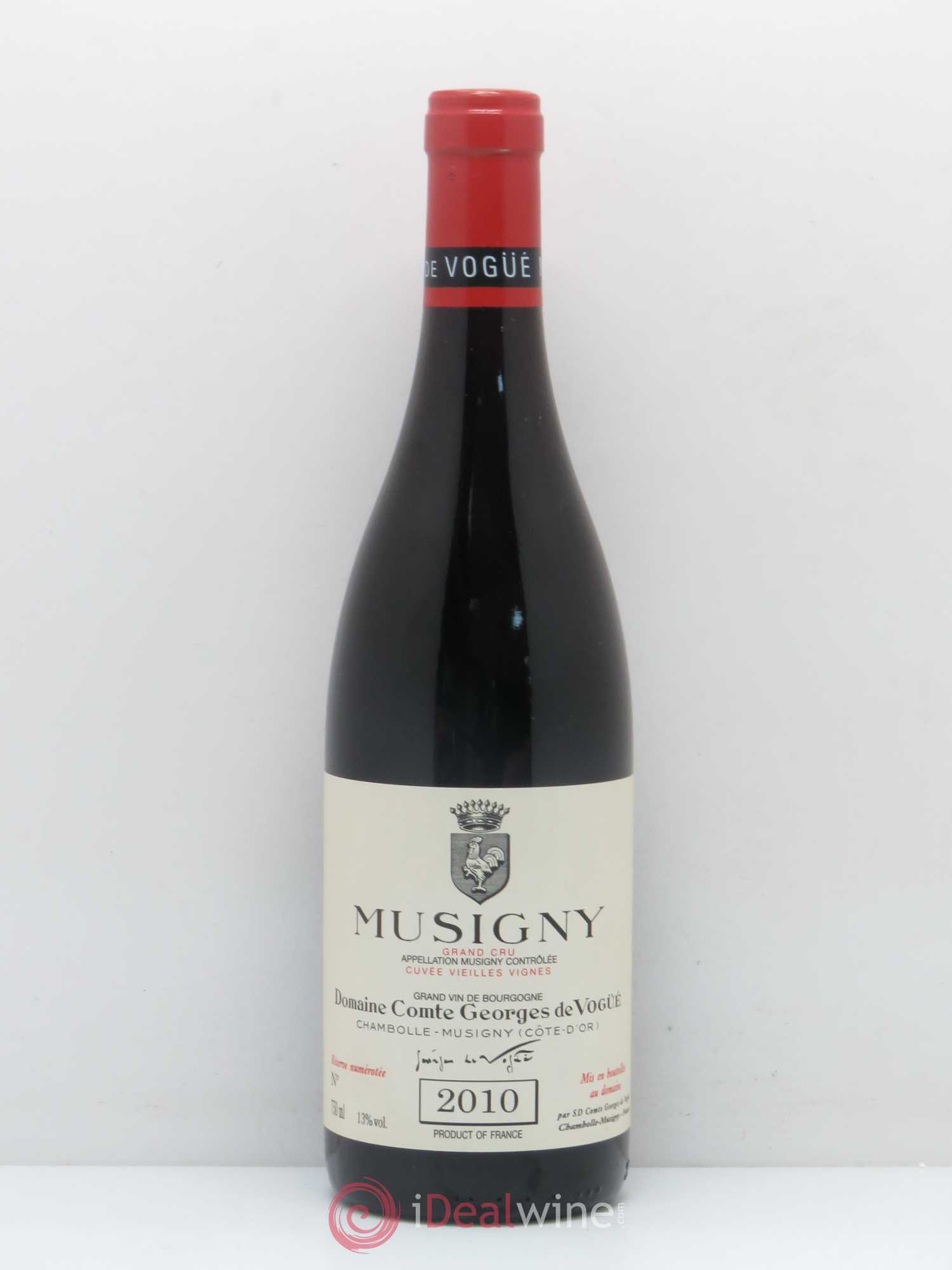 Musigny Grand Cru Cuvée Vieilles Vignes Comte Georges de Vogüé Vieilles vignes 2010 - Lot de 1 bouteille - 0