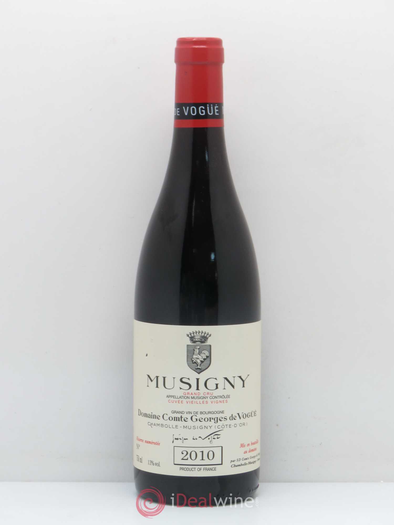 Musigny Grand Cru Cuvée Vieilles Vignes Comte Georges de Vogüé Vieilles vignes 2010 - Lot de 1 bouteille - 0