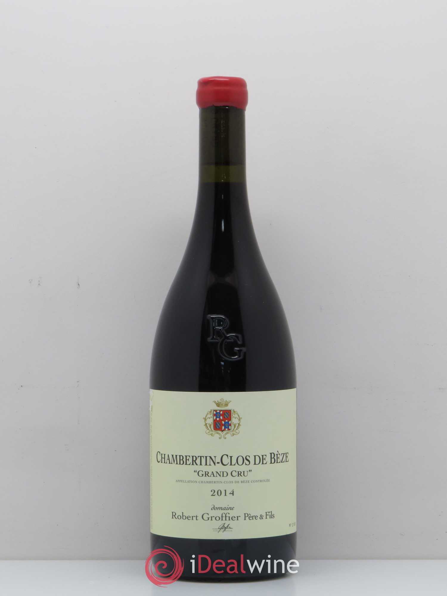 Chambertin Clos de Bèze Grand Cru Robert Groffier Père & Fils (Domaine) 2014 - Lot de 1 bouteille - 0