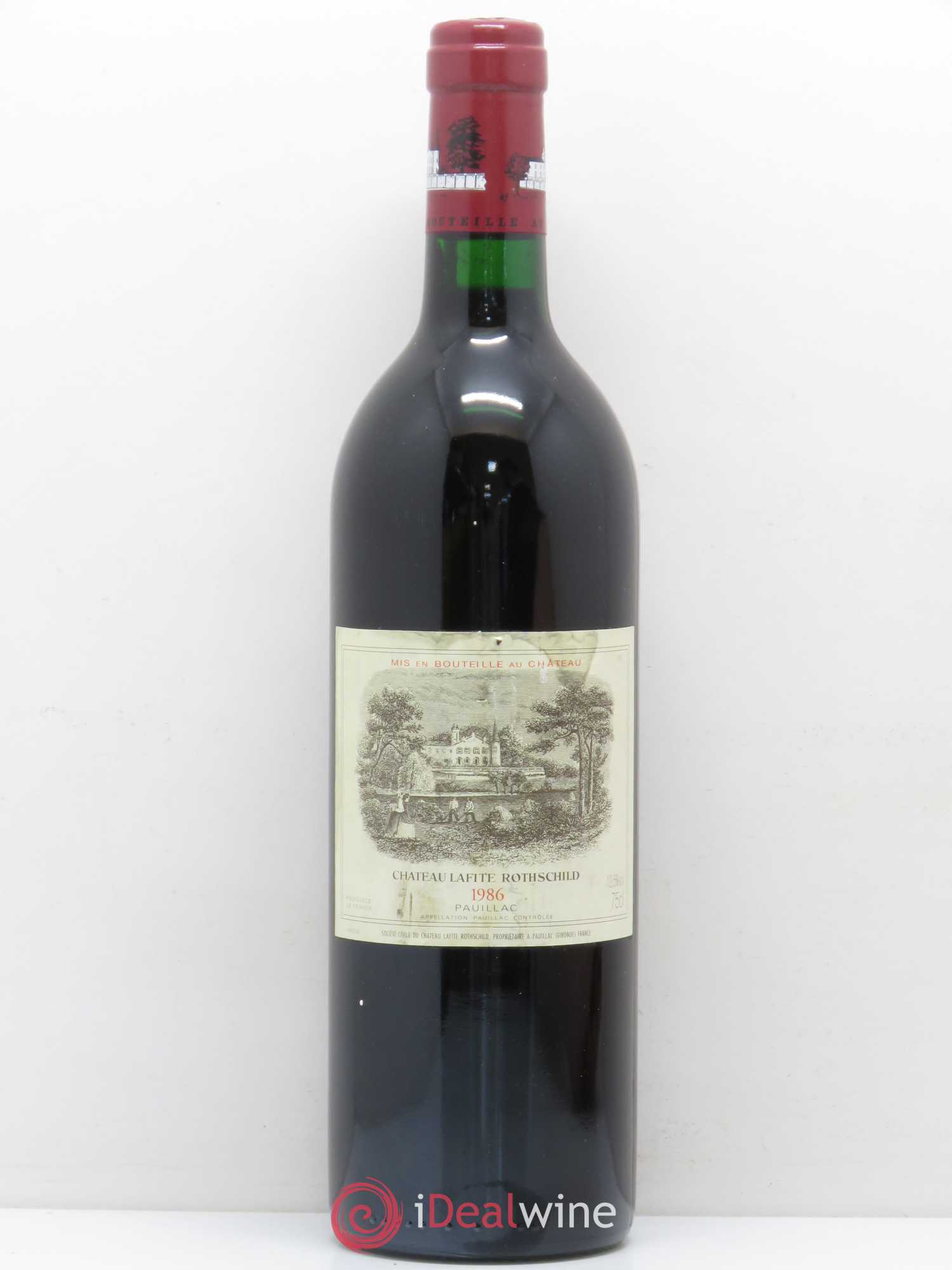 Château Lafite Rothschild 1er Grand Cru Classé 1986 - Lot de 1 bouteille - 0