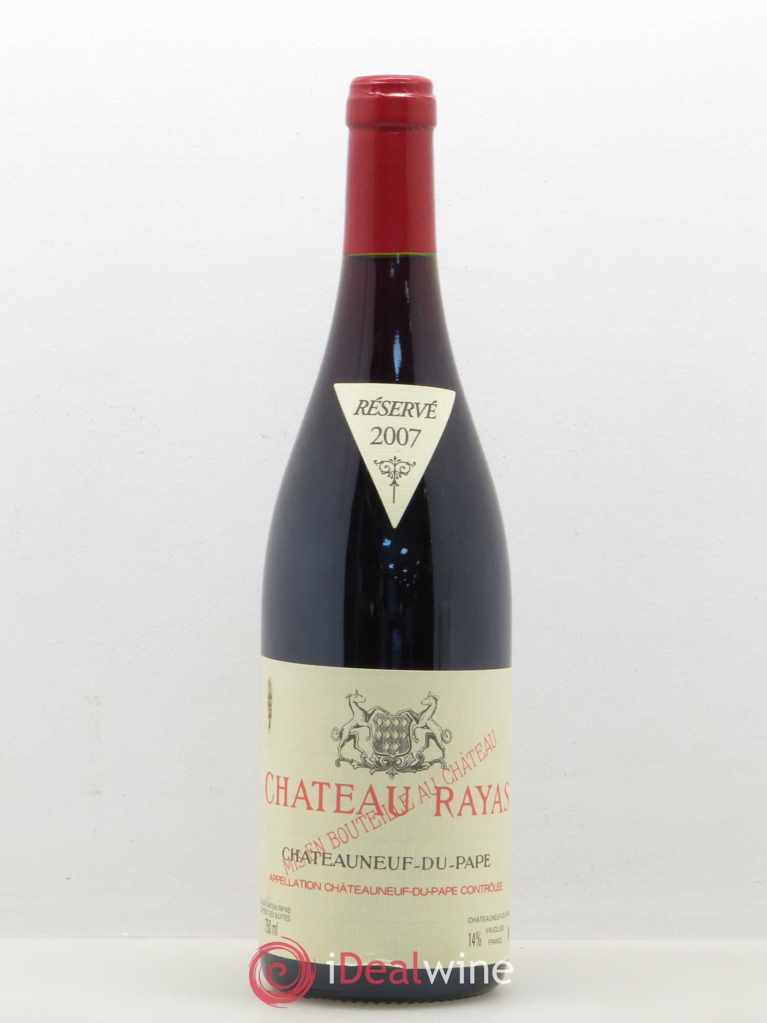 Châteauneuf-du-Pape Château Rayas Emmanuel Reynaud 2007 - Lot de 1 bouteille - 0