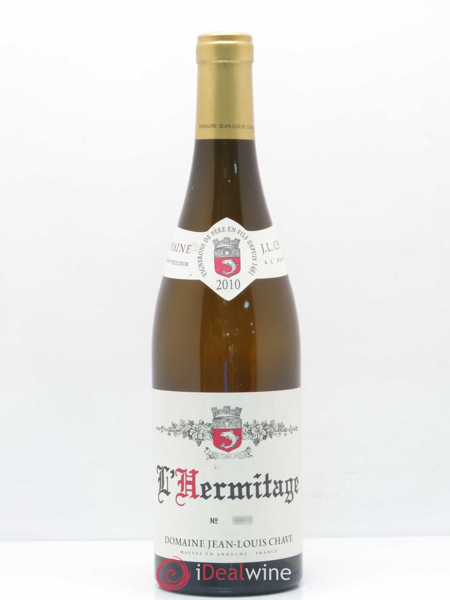 Hermitage Jean-Louis Chave 2010 - Lot de 1 bouteille - 0
