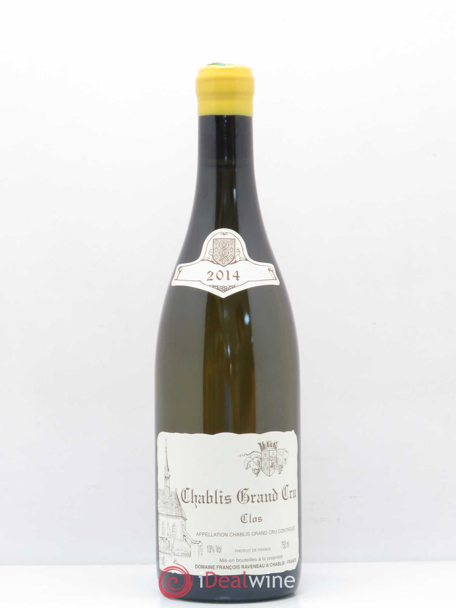 Chablis Grand Cru Clos Raveneau (Domaine) 2014 - Lot de 1 bouteille - 0