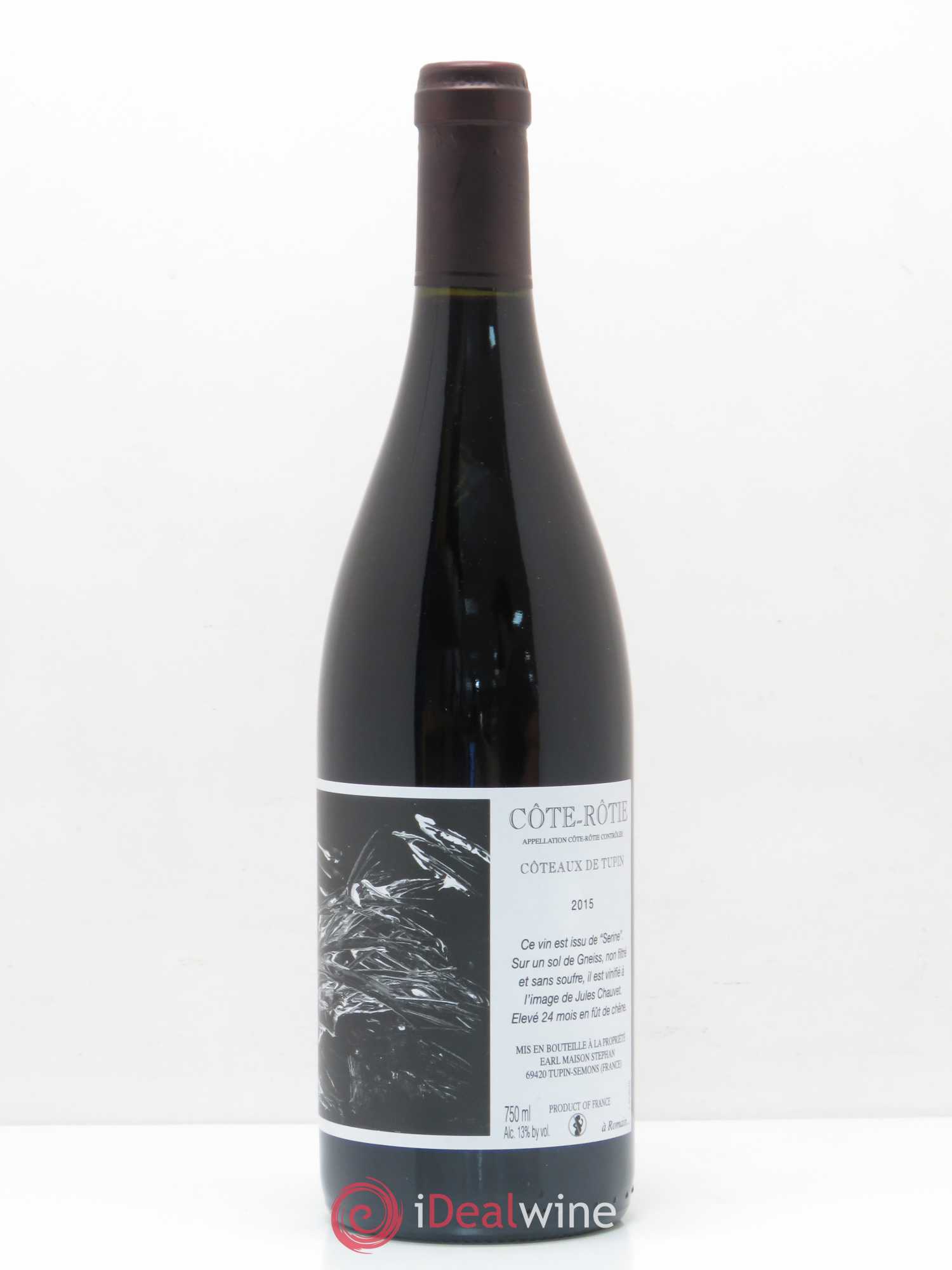 Côte-Rôtie Coteaux de Tupin Jean-Michel Stephan 2015 - Lot de 1 bouteille - 0