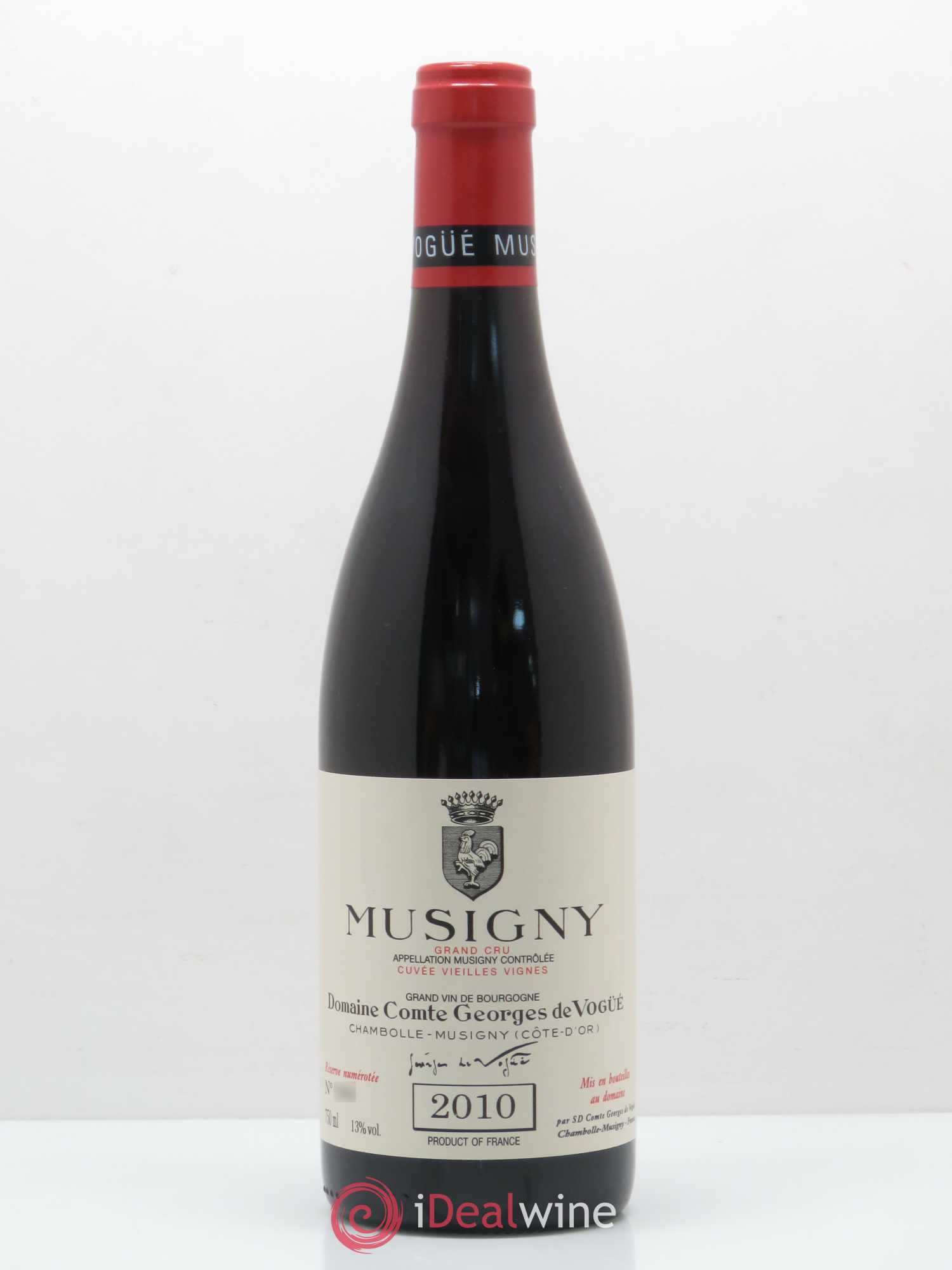 Musigny Grand Cru Vieilles vignes Comte Georges De Vogue 2010 - Posten von 1 Flasche - 0