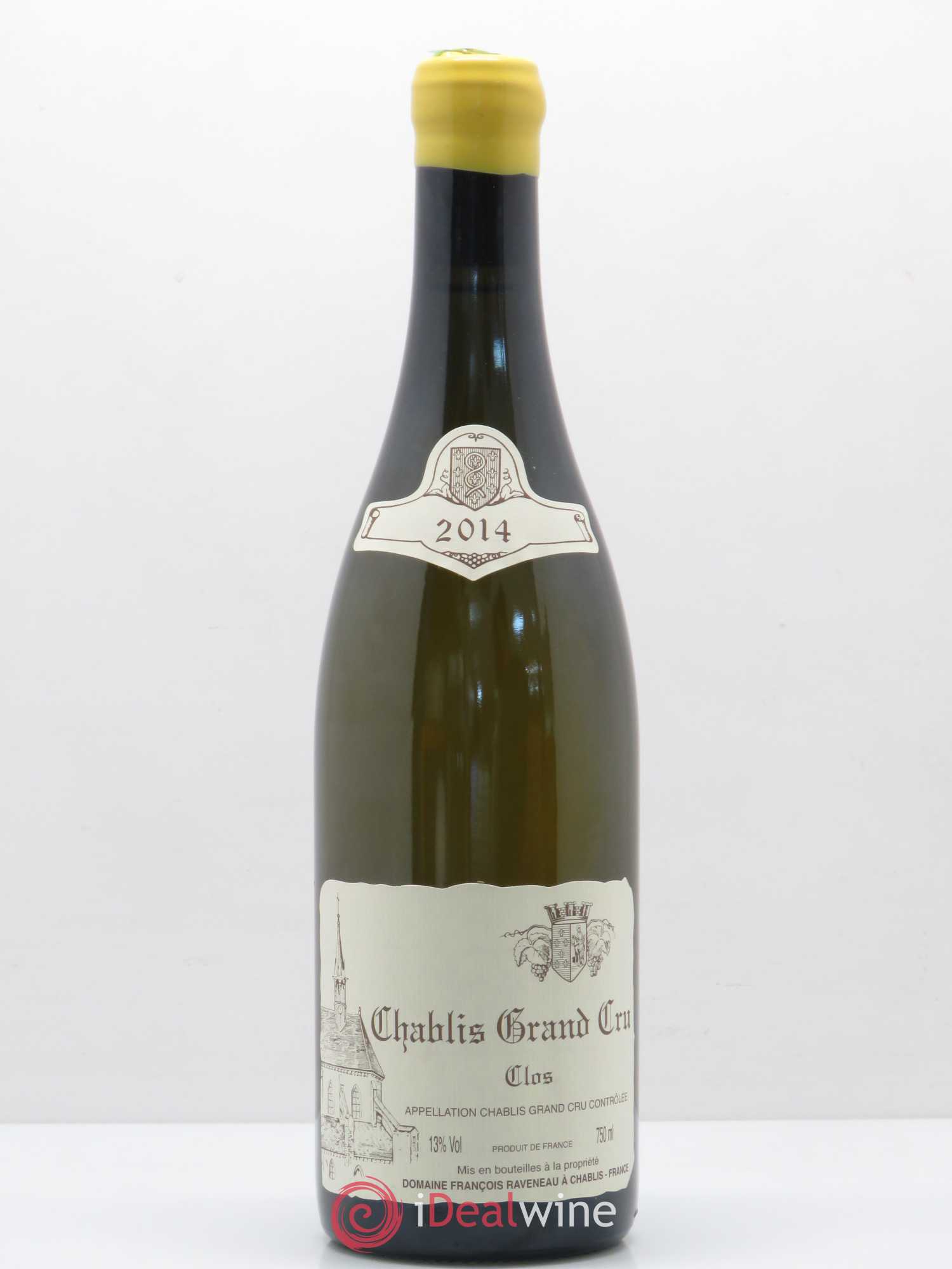Chablis Grand Cru Clos Raveneau (Domaine) 2014 - Lot de 1 bouteille - 0