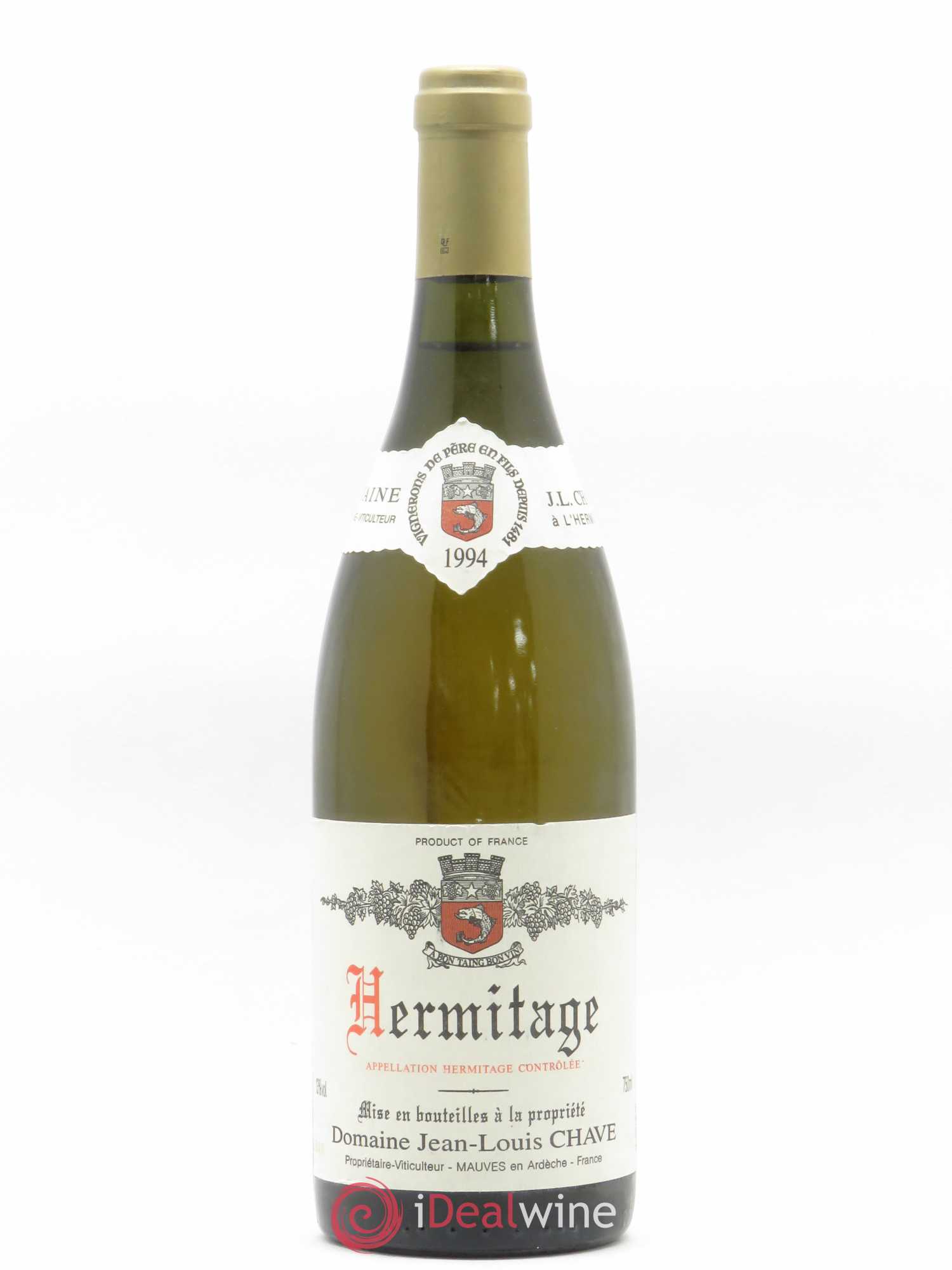 Hermitage Jean-Louis Chave (sans prix de réserve) 1994 - Lot de 1 bouteille - 0