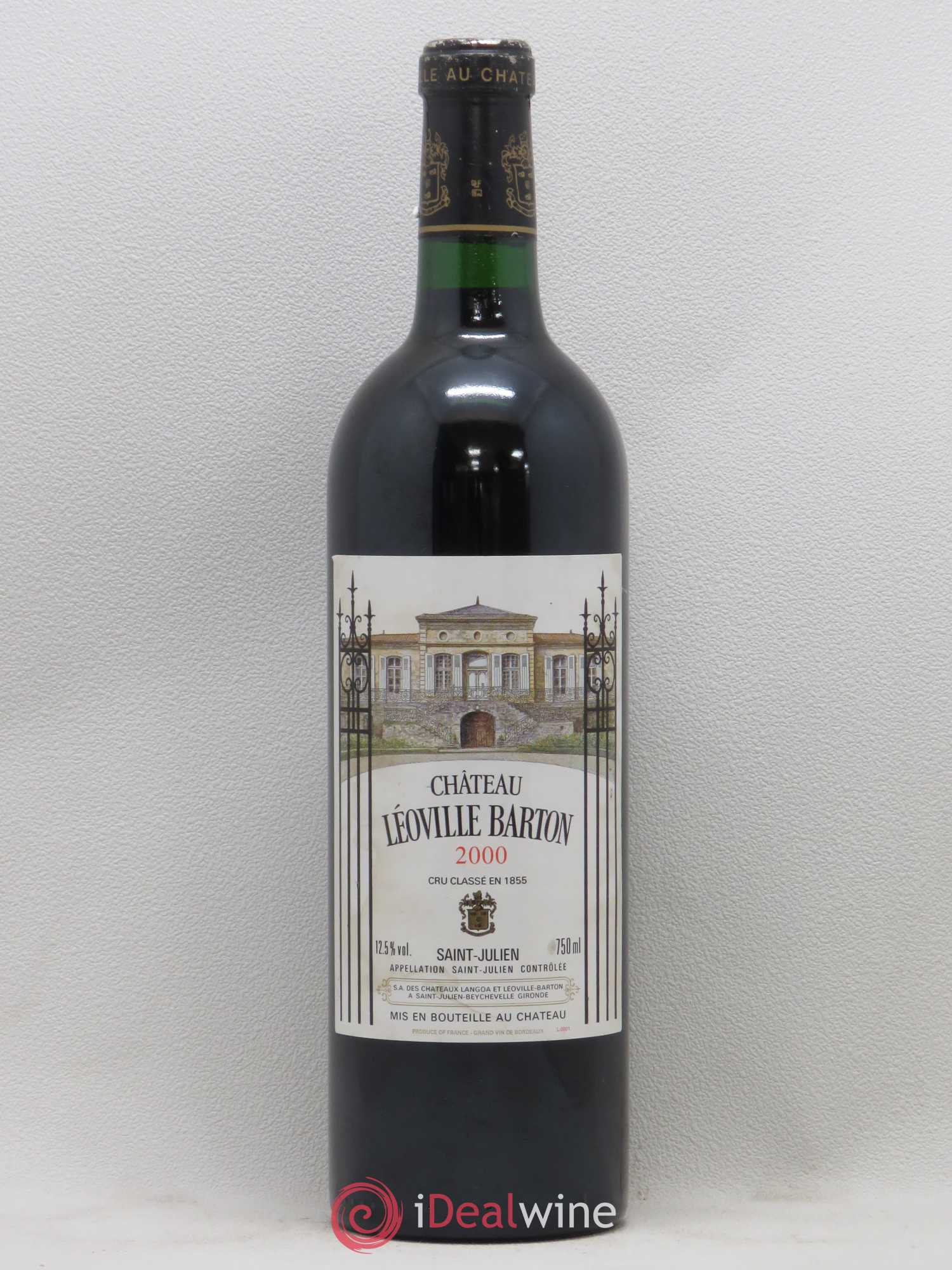 Château Léoville Barton 2ème Grand Cru Classé (sans prix de réserve) 2000 - Lot de 1 bouteille - 0