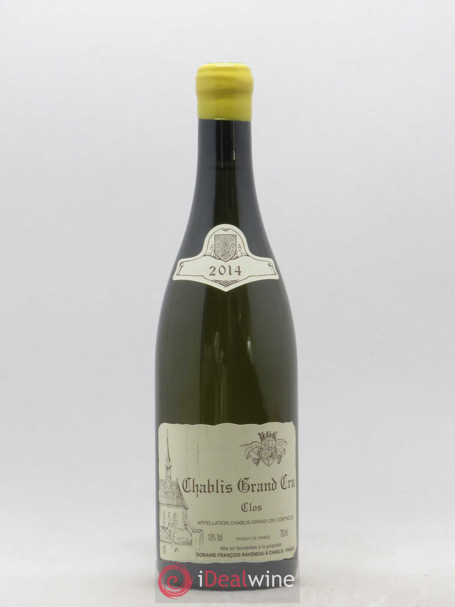 Chablis Grand Cru Clos Raveneau (Domaine) (sans prix de réserve) 2014 - Lot de 1 bouteille - 0