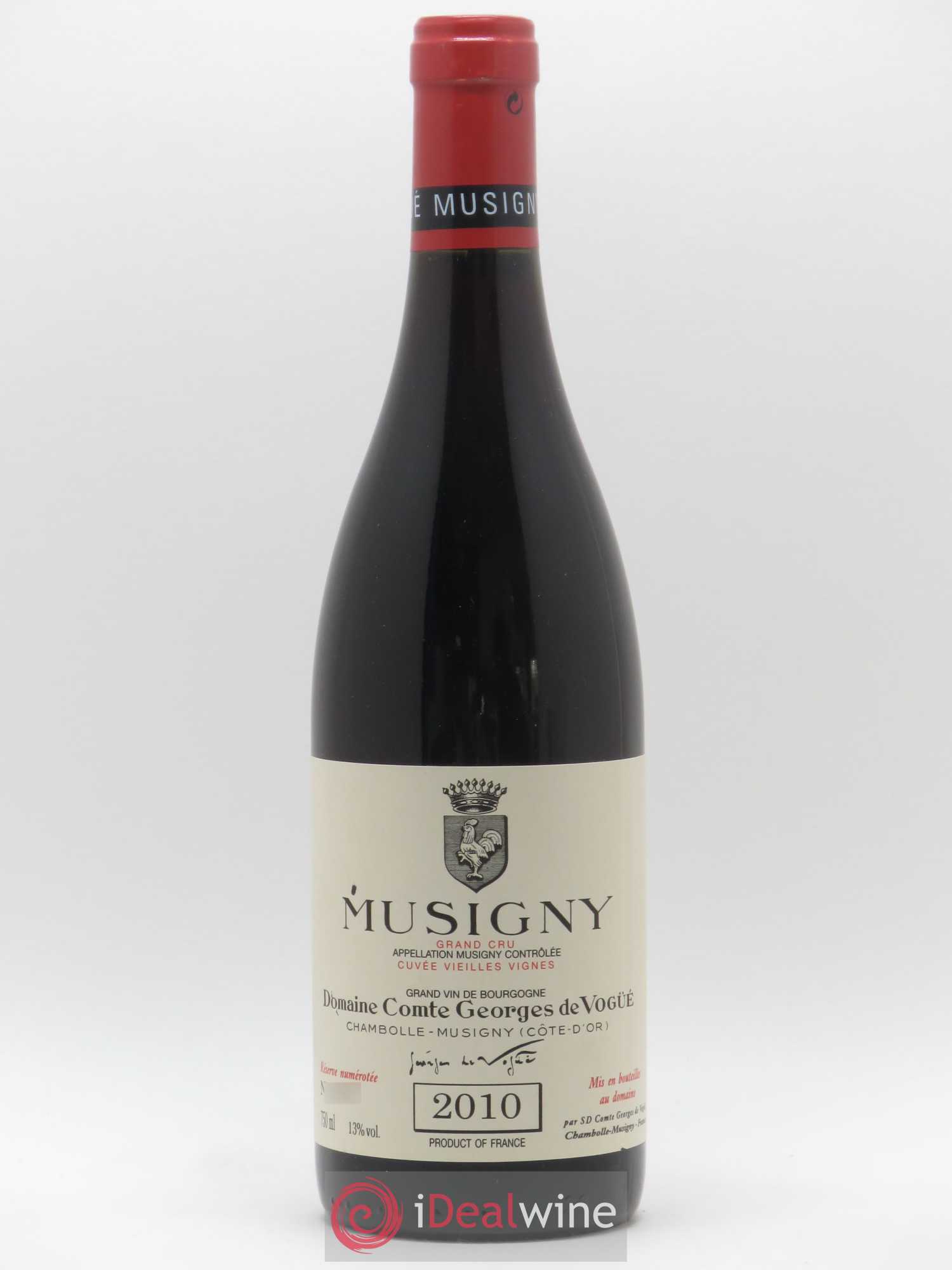 Musigny Grand Cru Cuvée Vieilles Vignes Comte Georges de Vogüé (sans prix de réserve) 2010 - Lot de 1 bouteille - 0