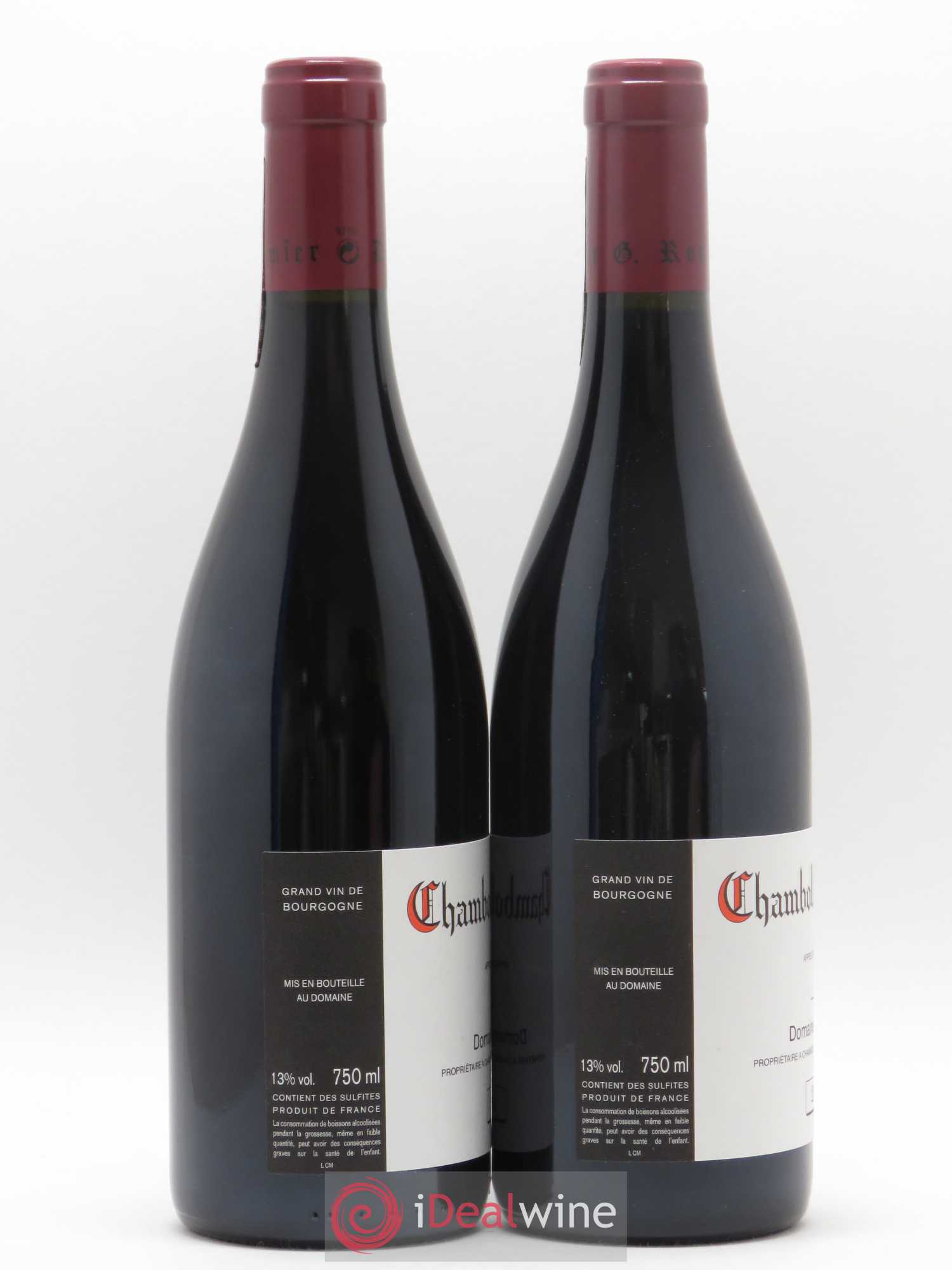 Chambolle-Musigny Georges Roumier (Domaine) (sans prix de réserve) 2017 - Lot de 2 bouteilles - 1