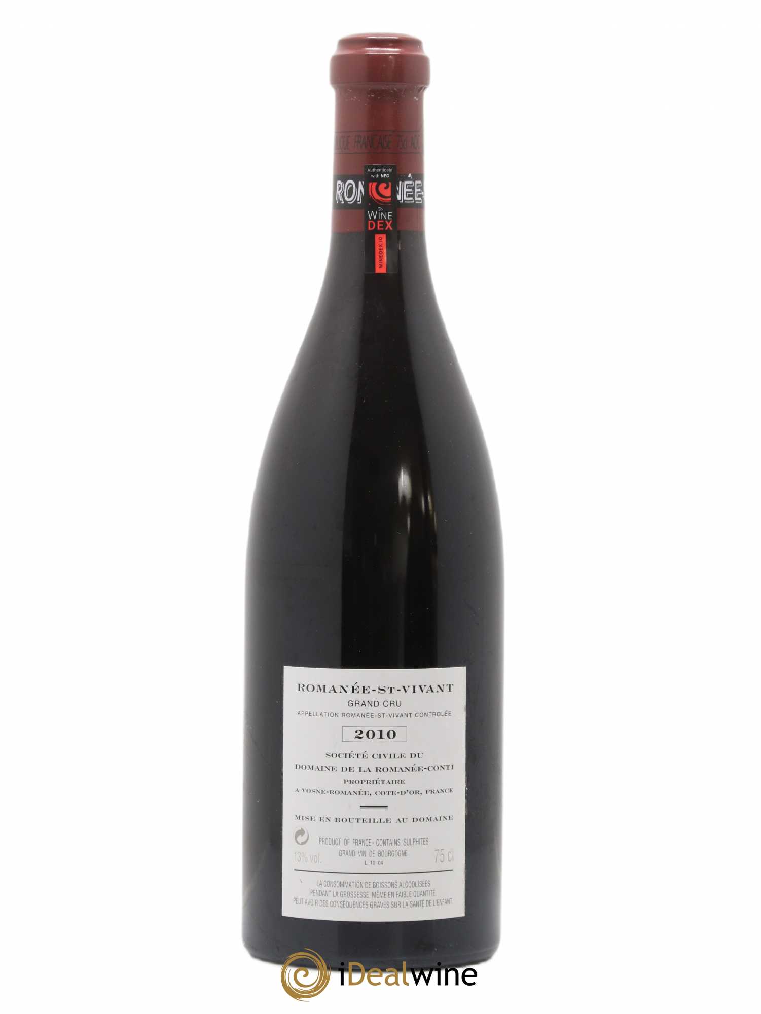Romanée-Saint-Vivant Grand Cru Domaine de la Romanée-Conti (sans prix de réserve) 2010 - Lot de 1 bouteille - 1