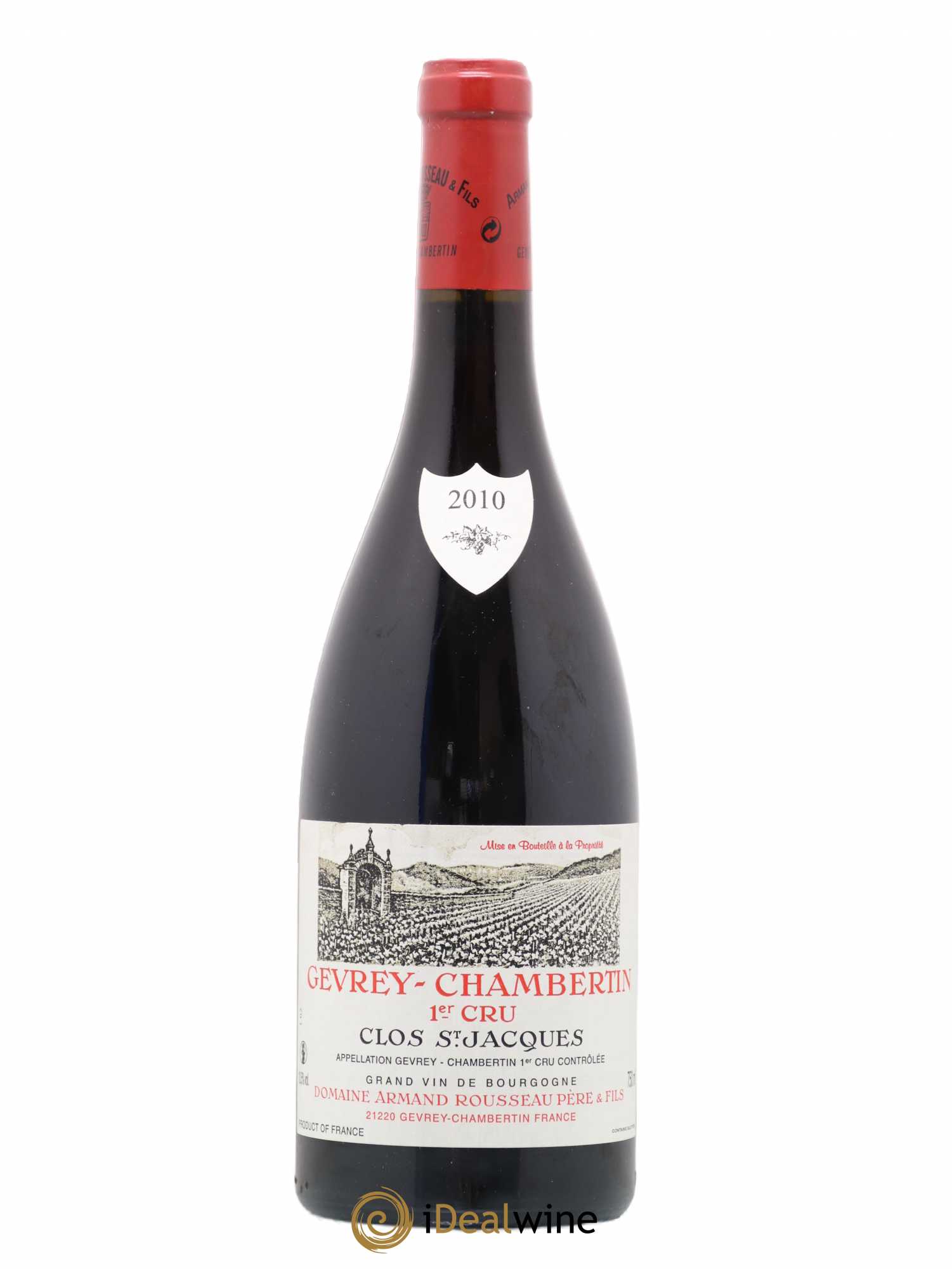 Gevrey-Chambertin 1er Cru Clos Saint-Jacques Armand Rousseau (Domaine) (sans prix de réserve) 2010 - Lot de 1 bouteille - 0