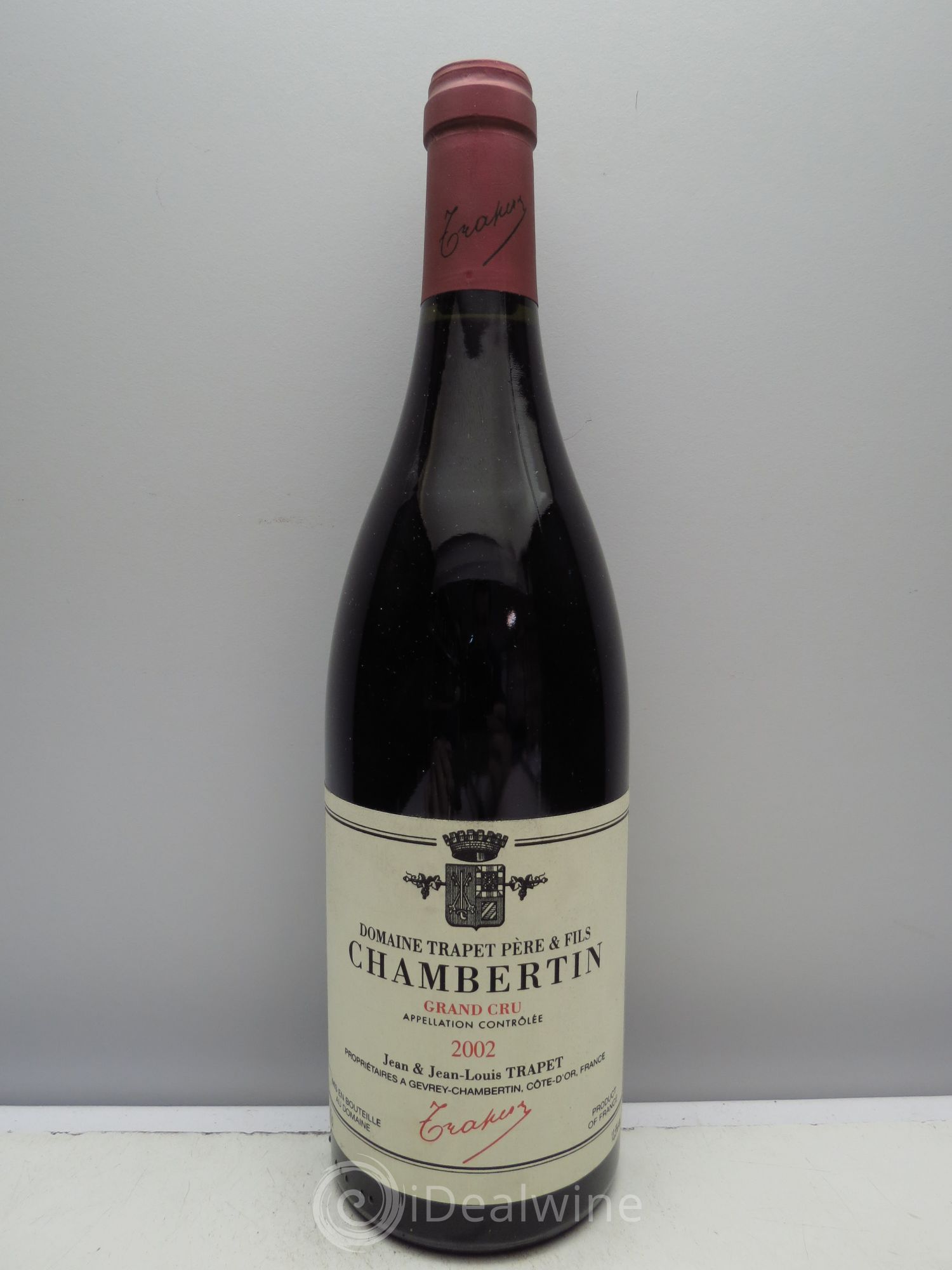 Chambertin Grand Cru 2002 - Lot de 1 bouteille - 0