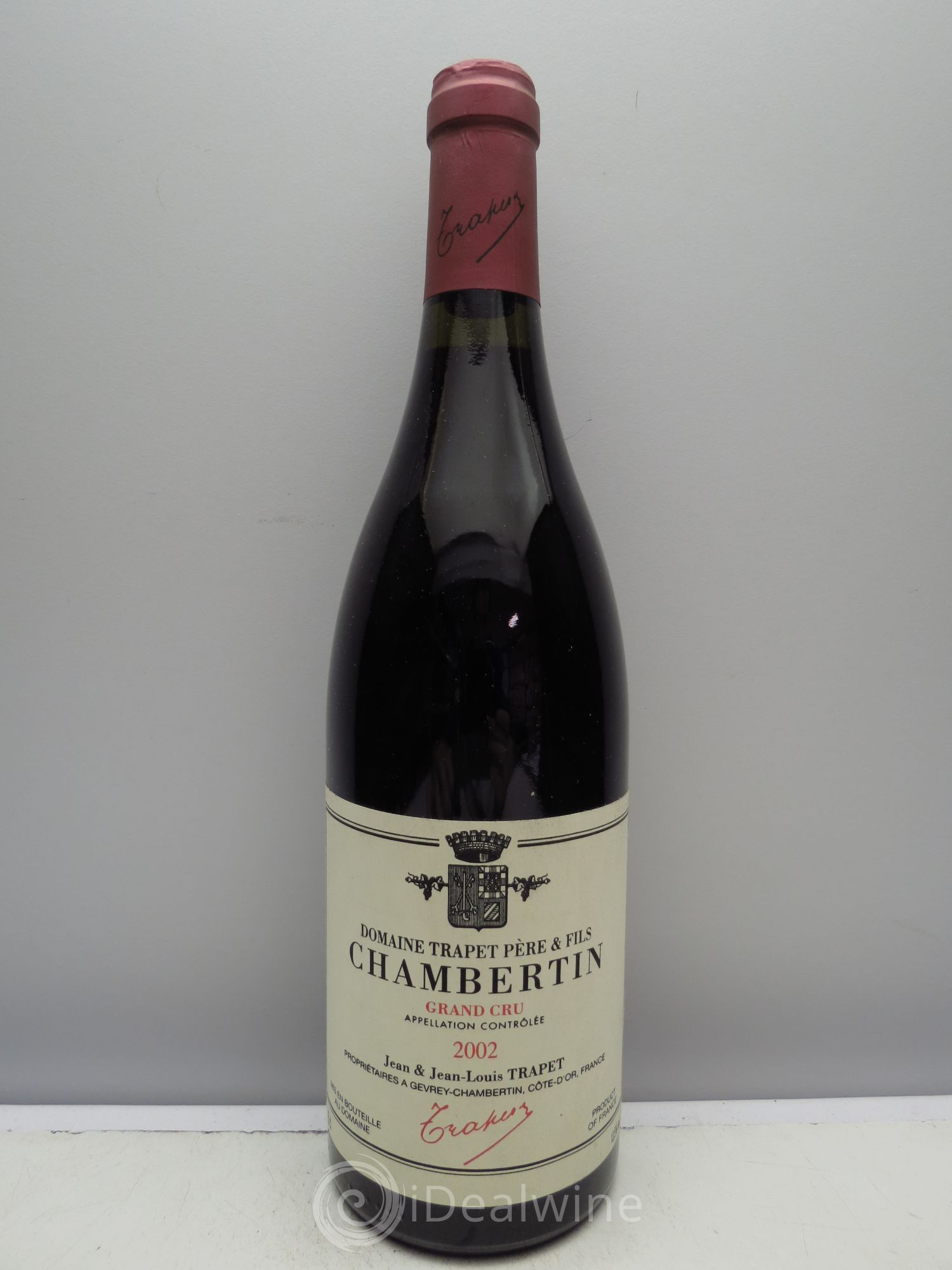 Chambertin Grand Cru 2002 - Lot de 1 bouteille - 0
