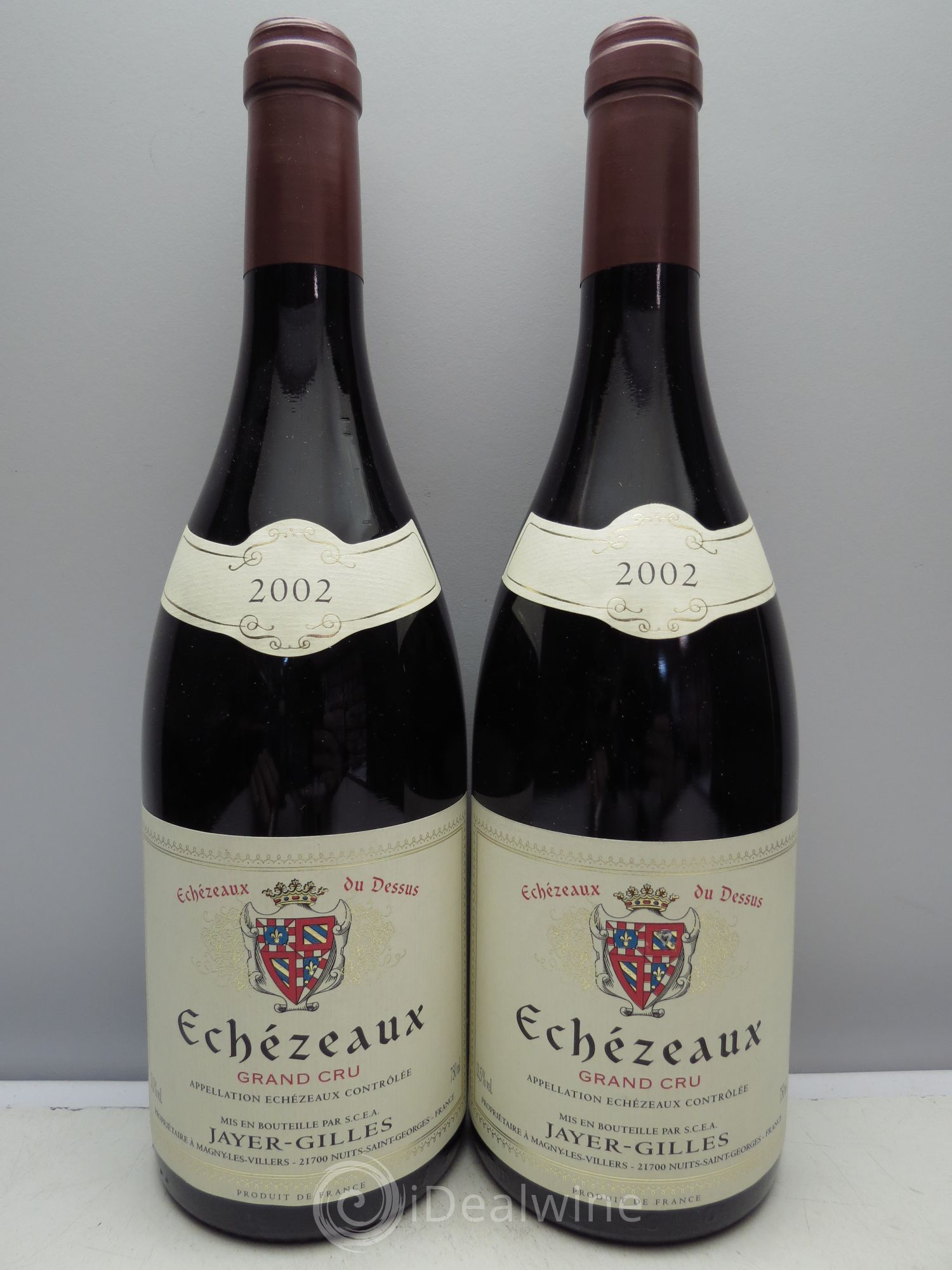 Echezeaux Grand Cru Jayer-Gilles 2002 - Lot de 2 bouteilles - 0