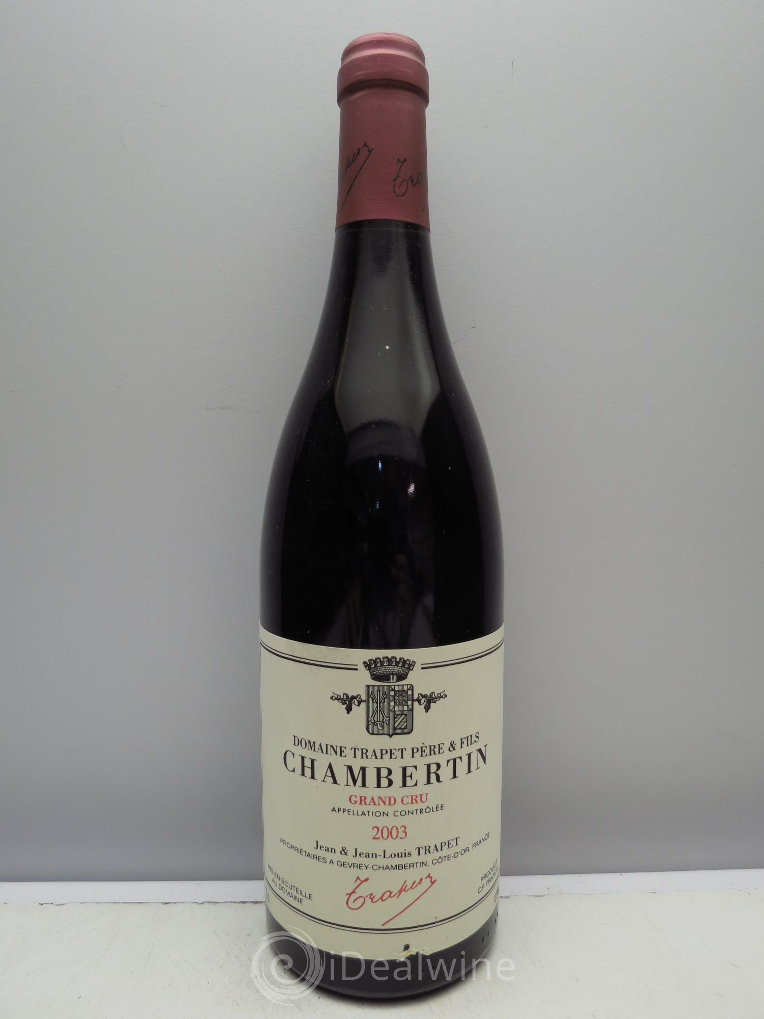 Chambertin Grand Cru 2003 - Lot de 1 bouteille - 0