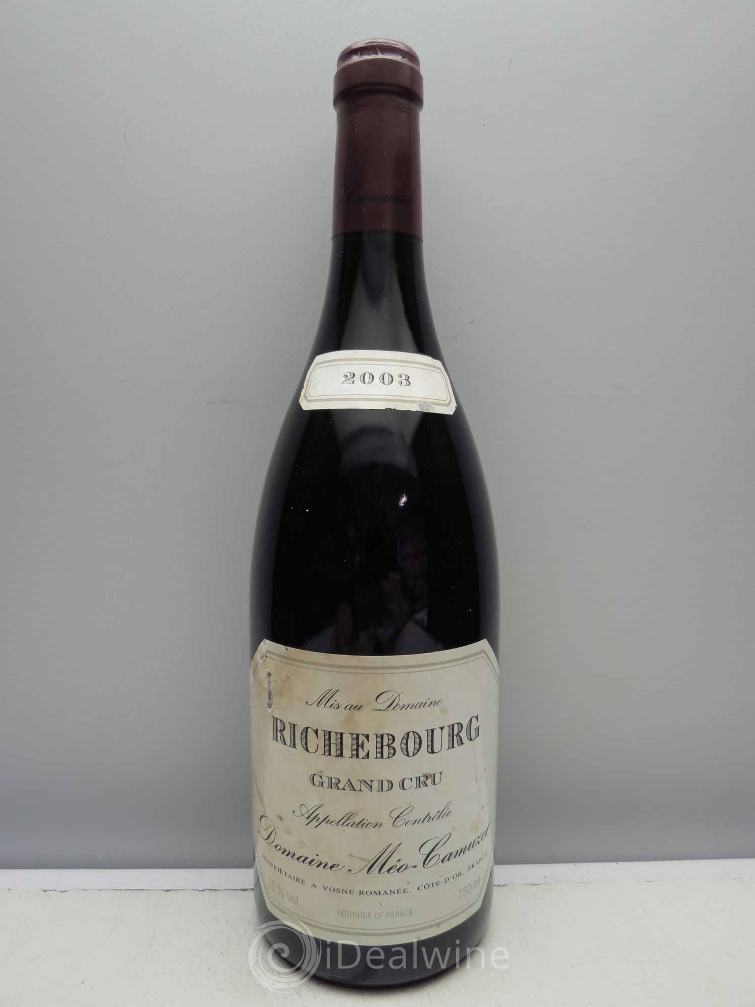 Richebourg Grand Cru Méo-Camuzet (Domaine) 2003 - Lot de 1 bouteille - 0