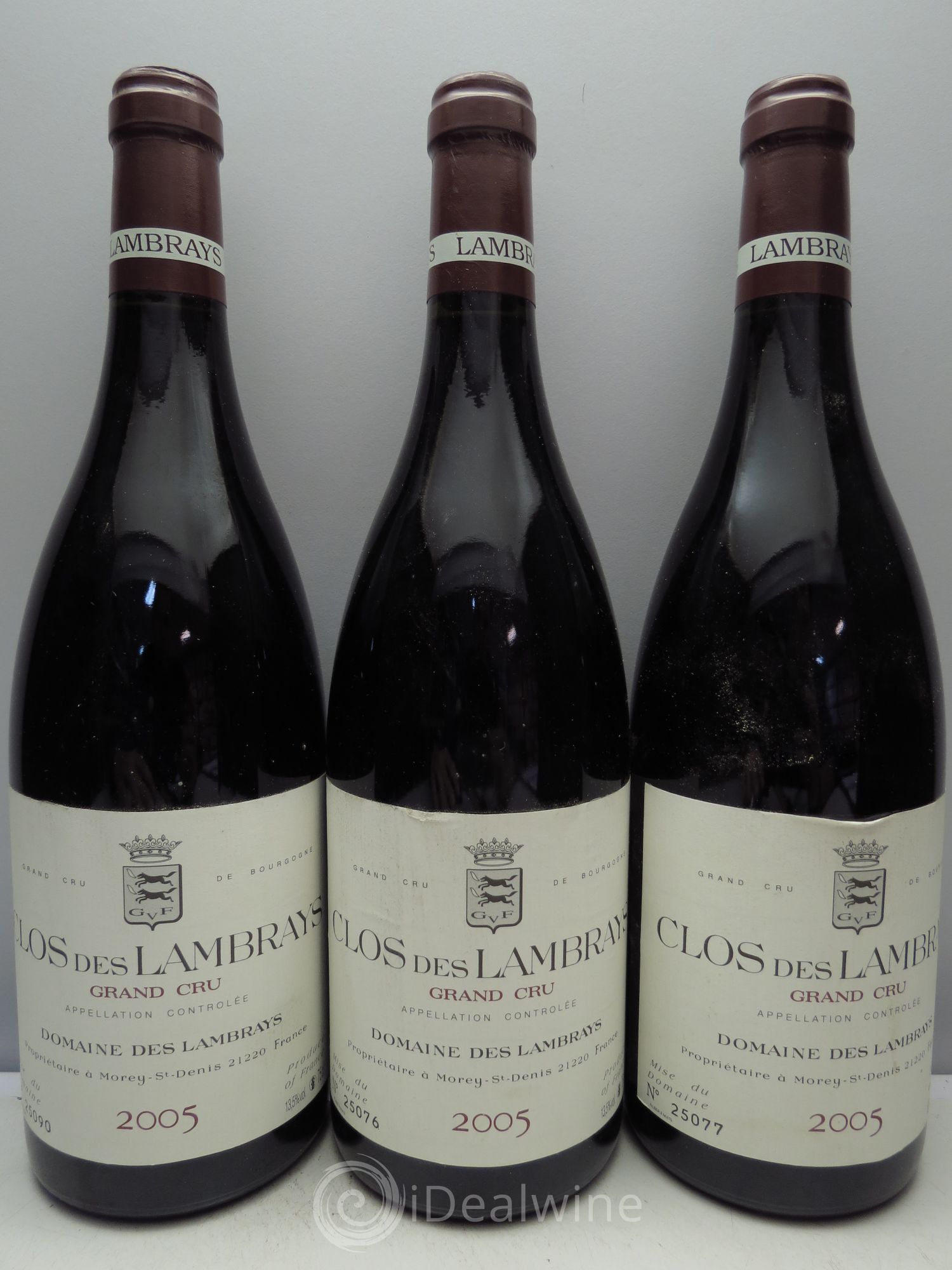 Clos des Lambrays Grand Cru Domaine des Lambrays 2005 - Lot de 3 bouteilles - 0