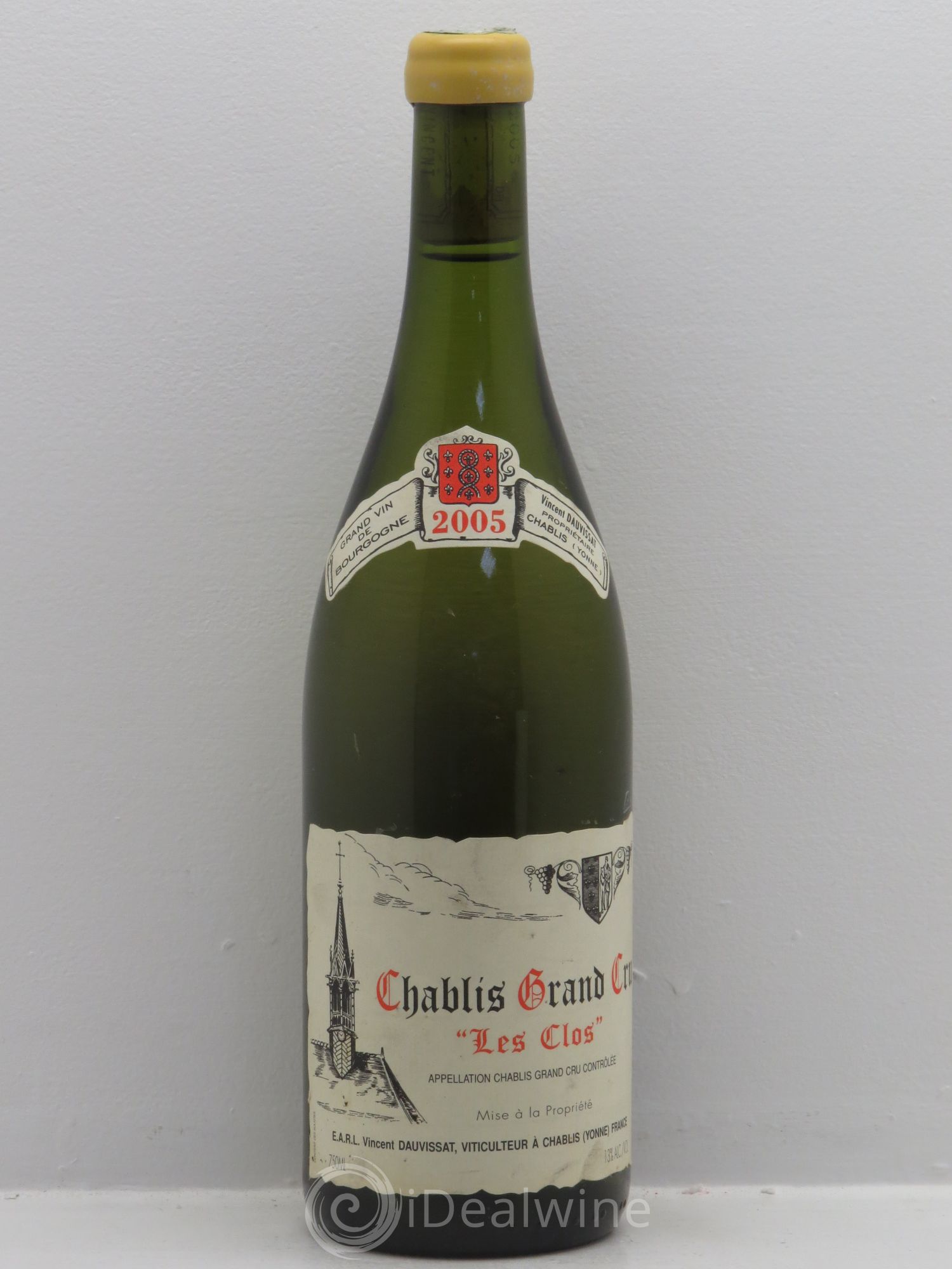 Chablis Grand Cru Les Clos Vincent Dauvissat (Domaine) 2005 - Lot de 1 bouteille - 0