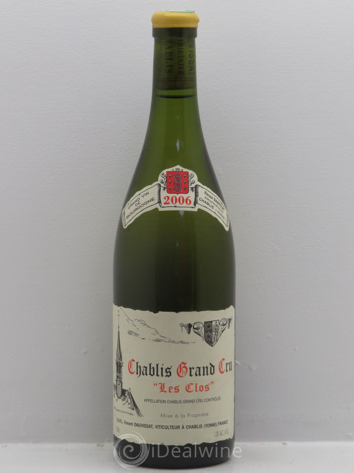 Chablis Grand Cru Les Clos Vincent Dauvissat (Domaine) 2006 - Lot de 1 bouteille - 0