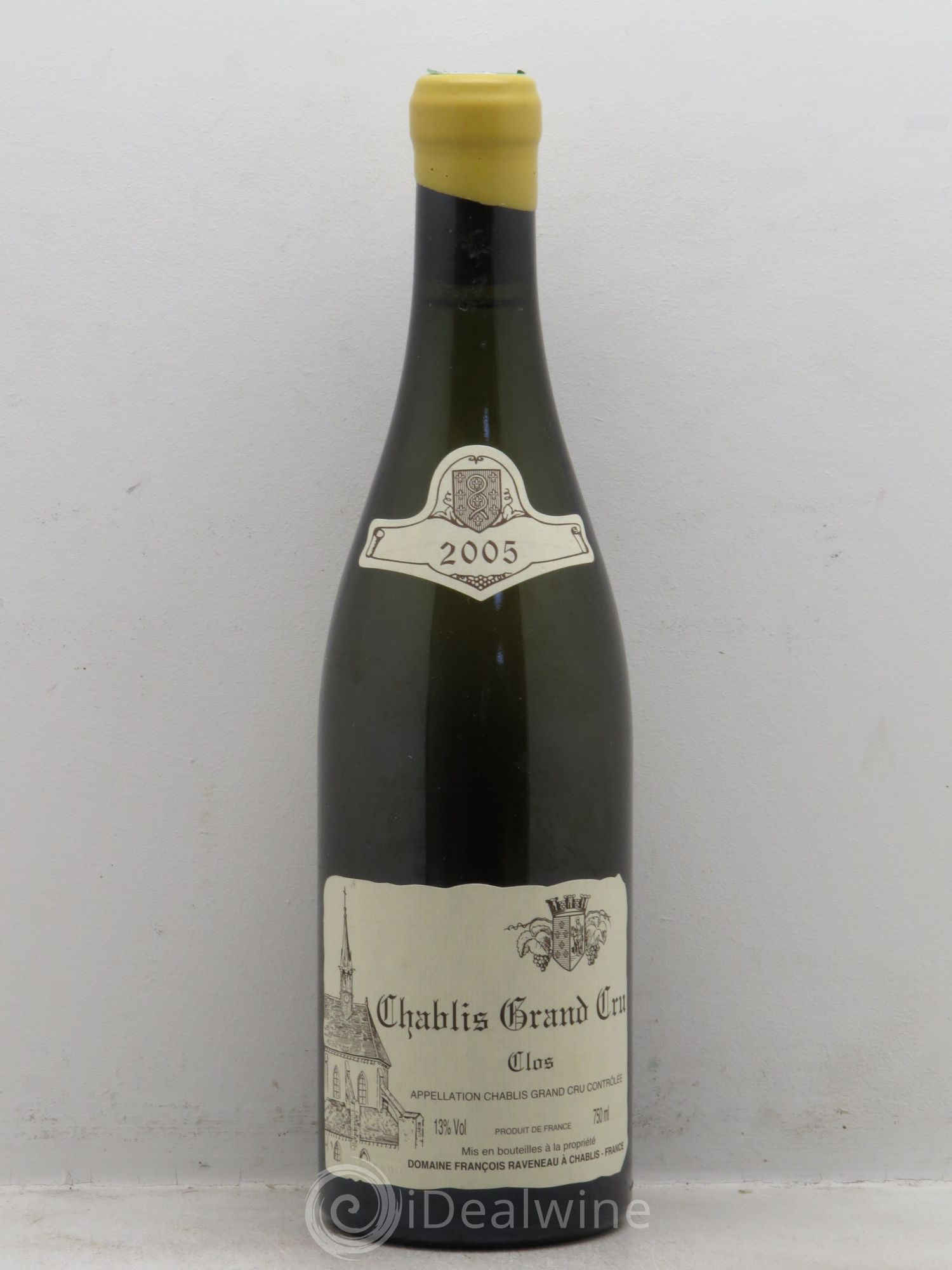 Chablis Grand Cru Clos Raveneau (Domaine) 2005 - Lot de 1 bouteille - 0
