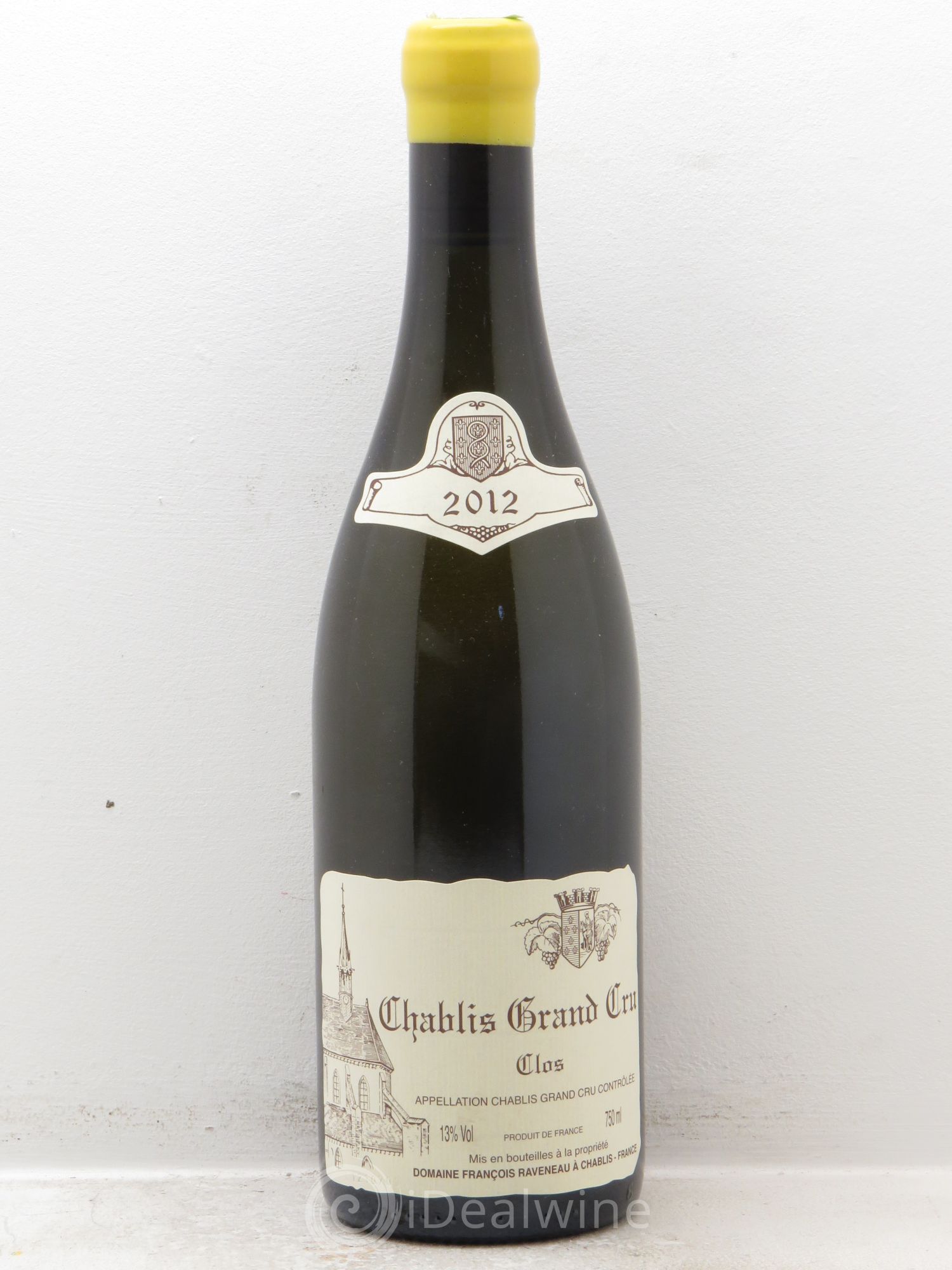 Chablis Grand Cru Clos Raveneau (Domaine) 2012 - Lot de 1 bouteille - 0