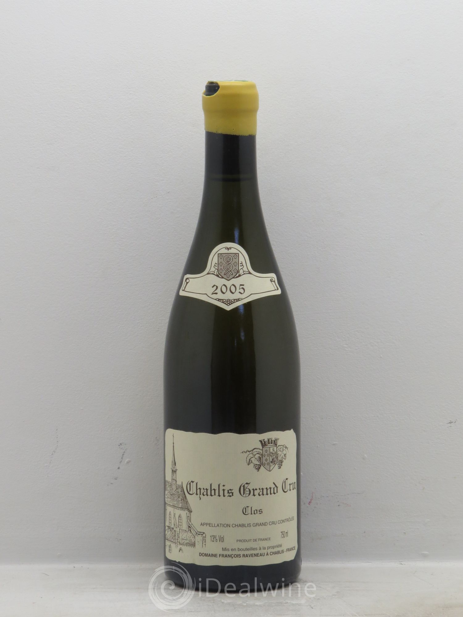 Chablis Grand Cru Clos Raveneau (Domaine) 2005 - Lot de 1 bouteille - 0