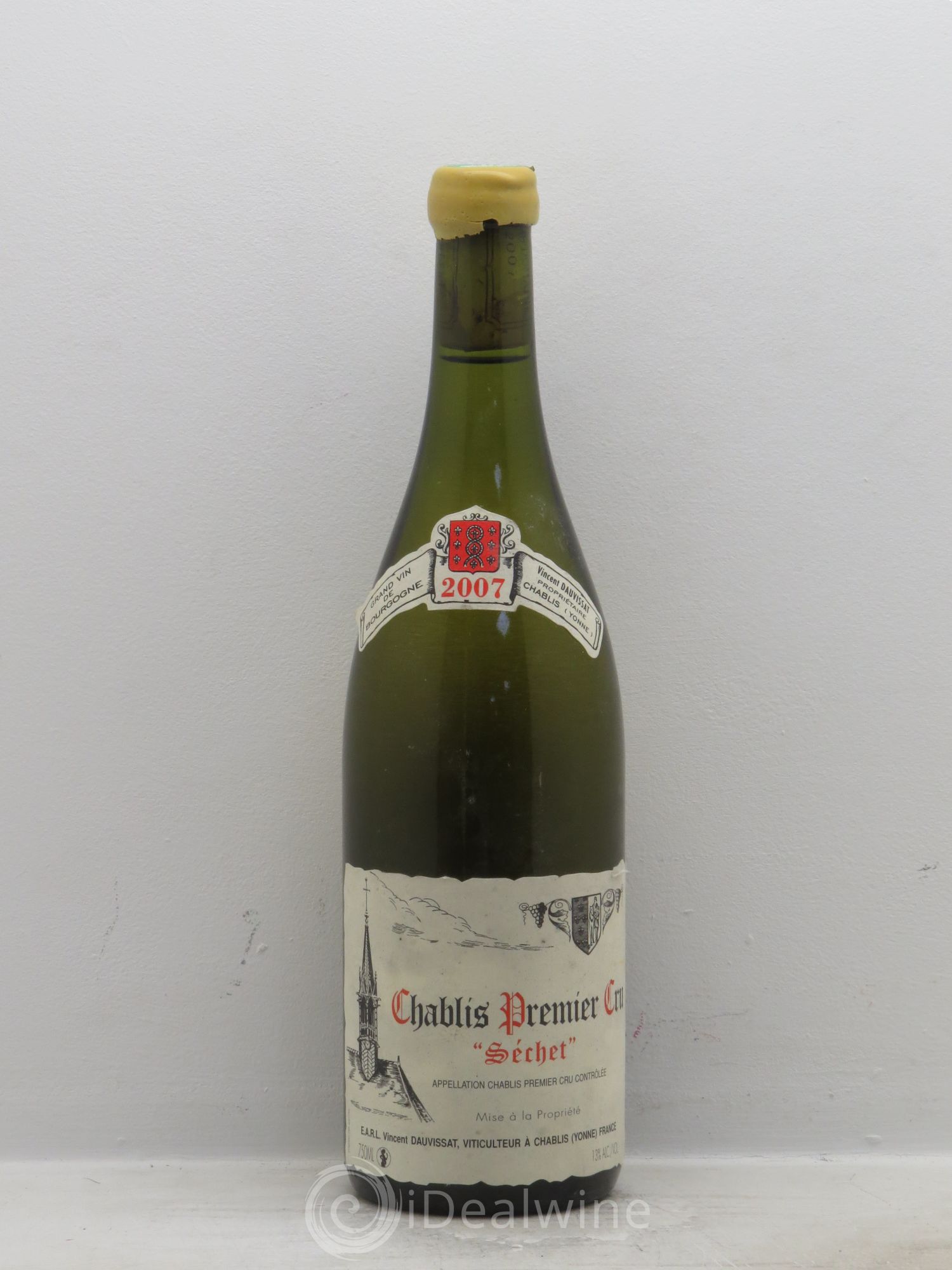 Chablis 1er Cru Séchet Vincent Dauvissat (Domaine) 2007 - Lot de 1 bouteille - 0
