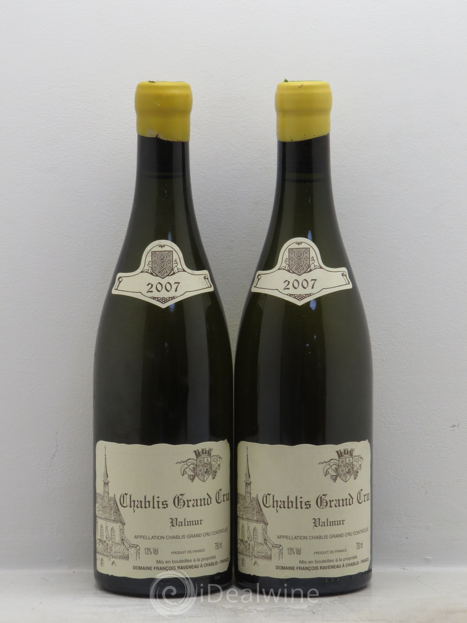 Chablis Grand Cru Valmur Raveneau (Domaine) 2007 - Lot de 2 bouteilles - 0