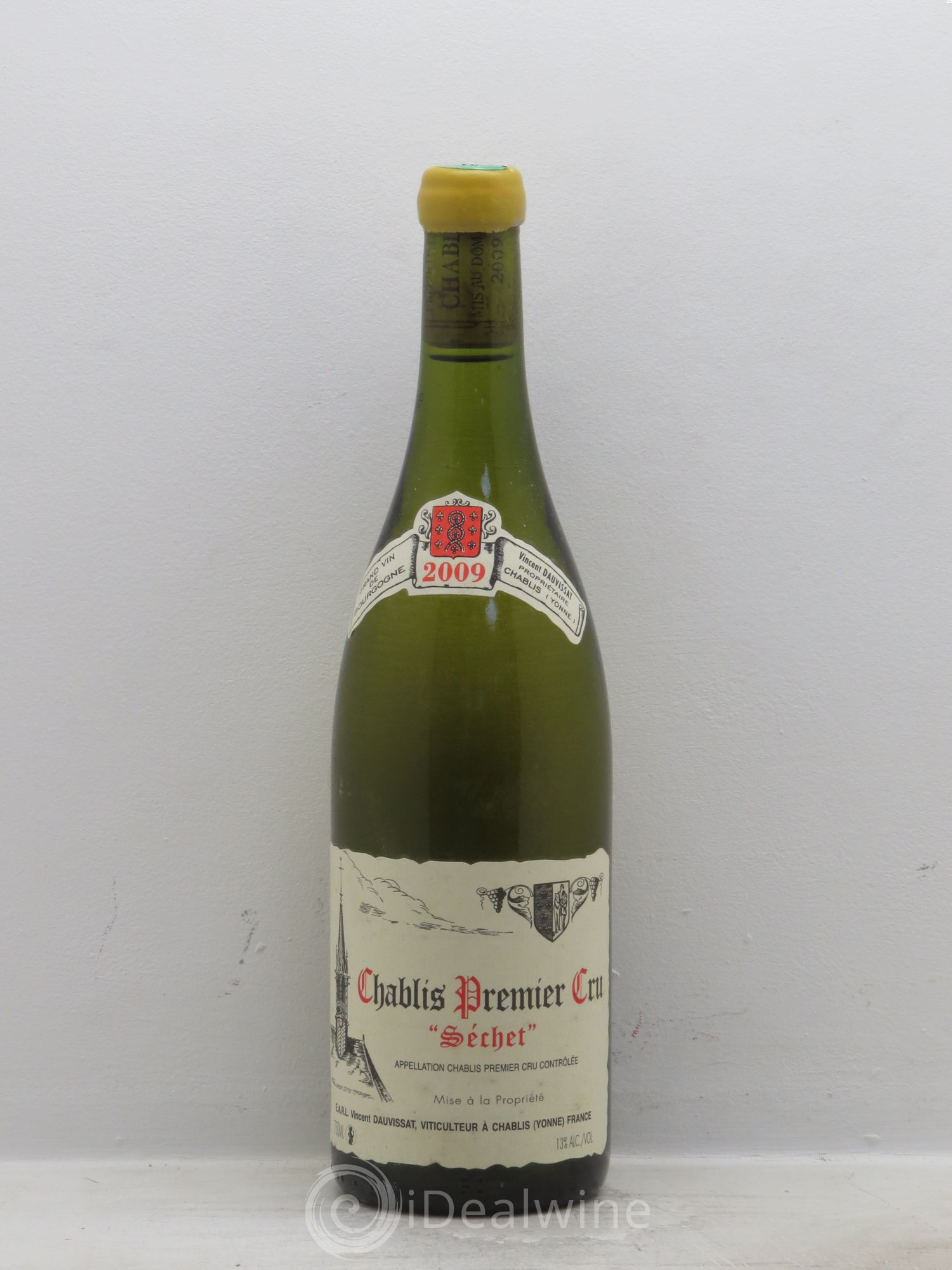 Chablis 1er Cru Séchet Vincent Dauvissat (Domaine) 2009 - Lot de 1 bouteille - 0
