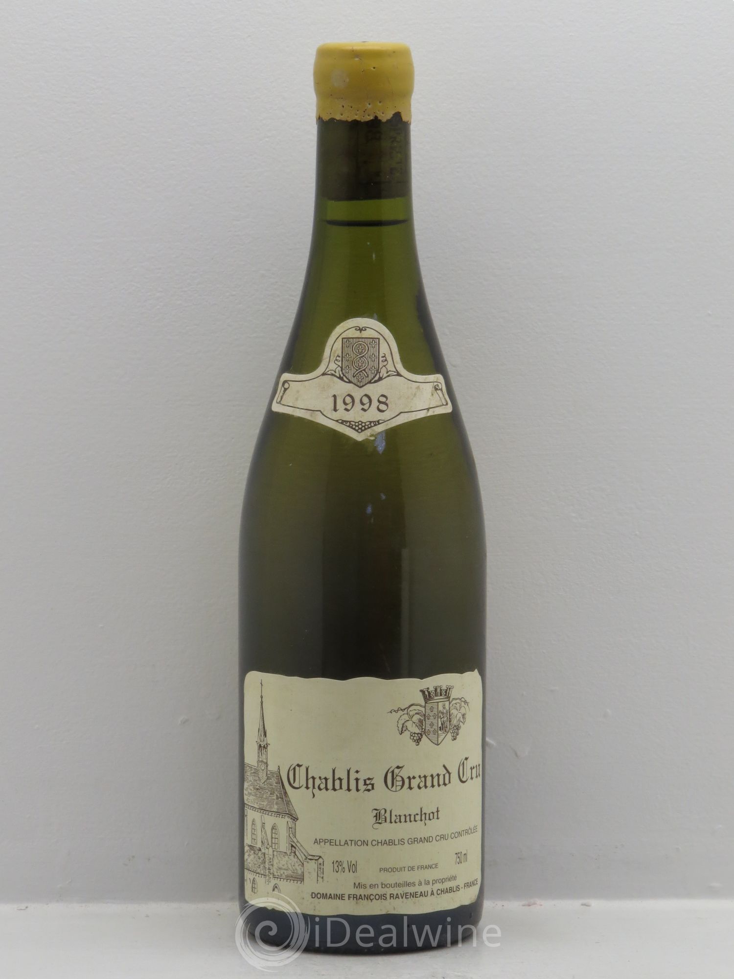 Chablis Grand Cru Blanchot Raveneau (Domaine) 1998 - Lot de 1 bouteille - 0