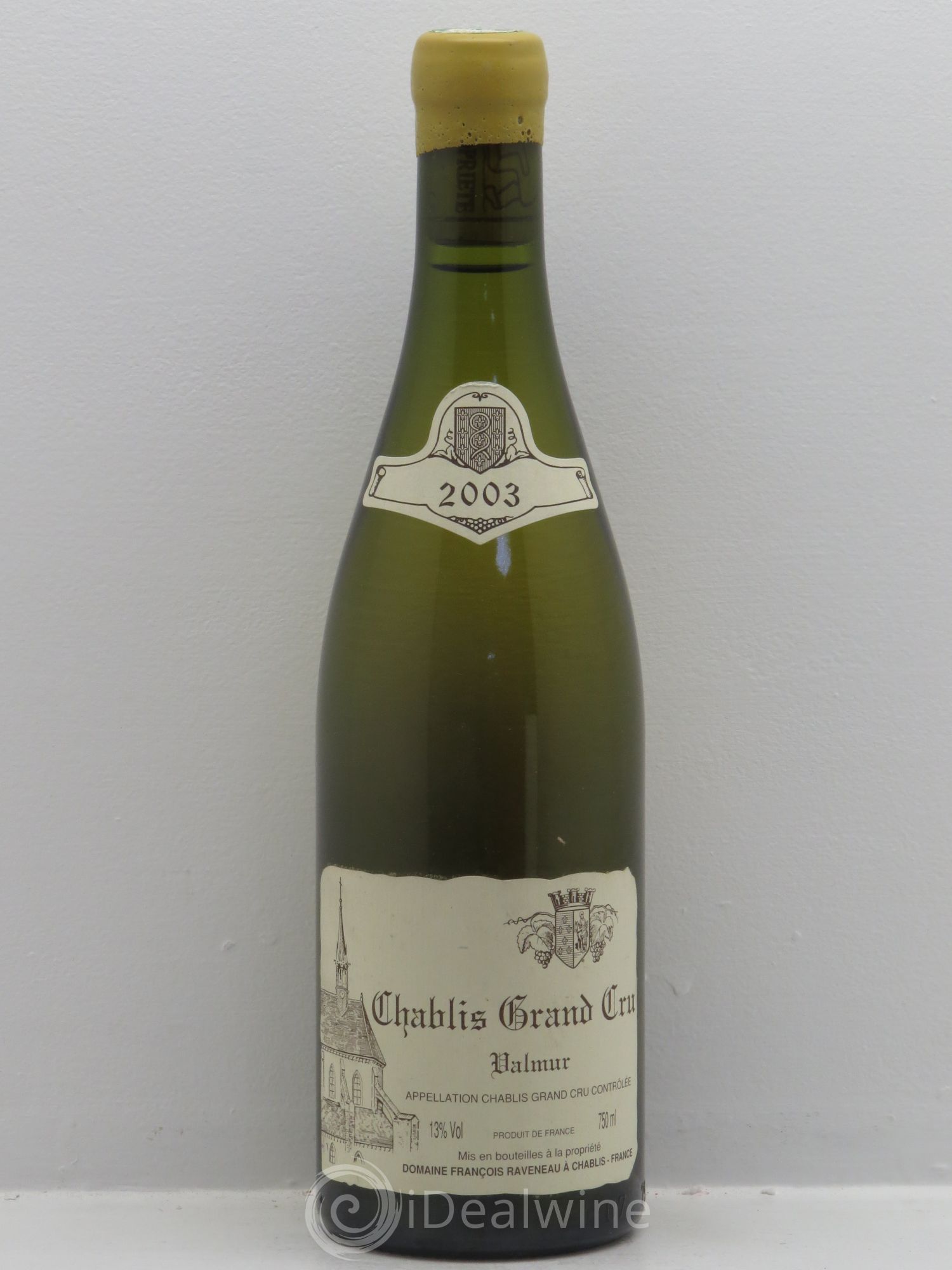 Chablis Grand Cru Valmur Raveneau (Domaine) 2003 - Lot de 1 bouteille - 0