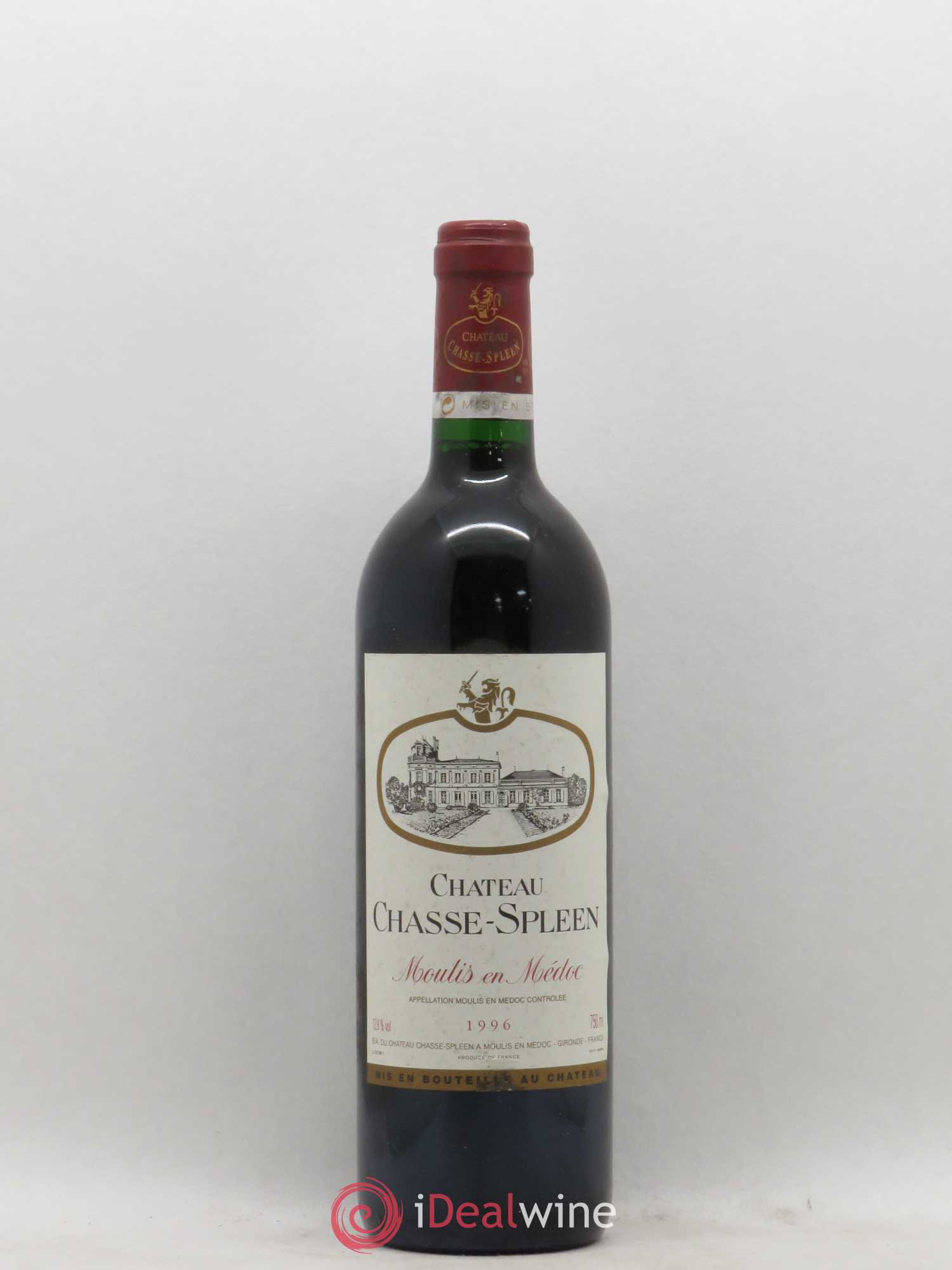 Château Chasse Spleen 1996 - Lot de 1 bouteille - 0