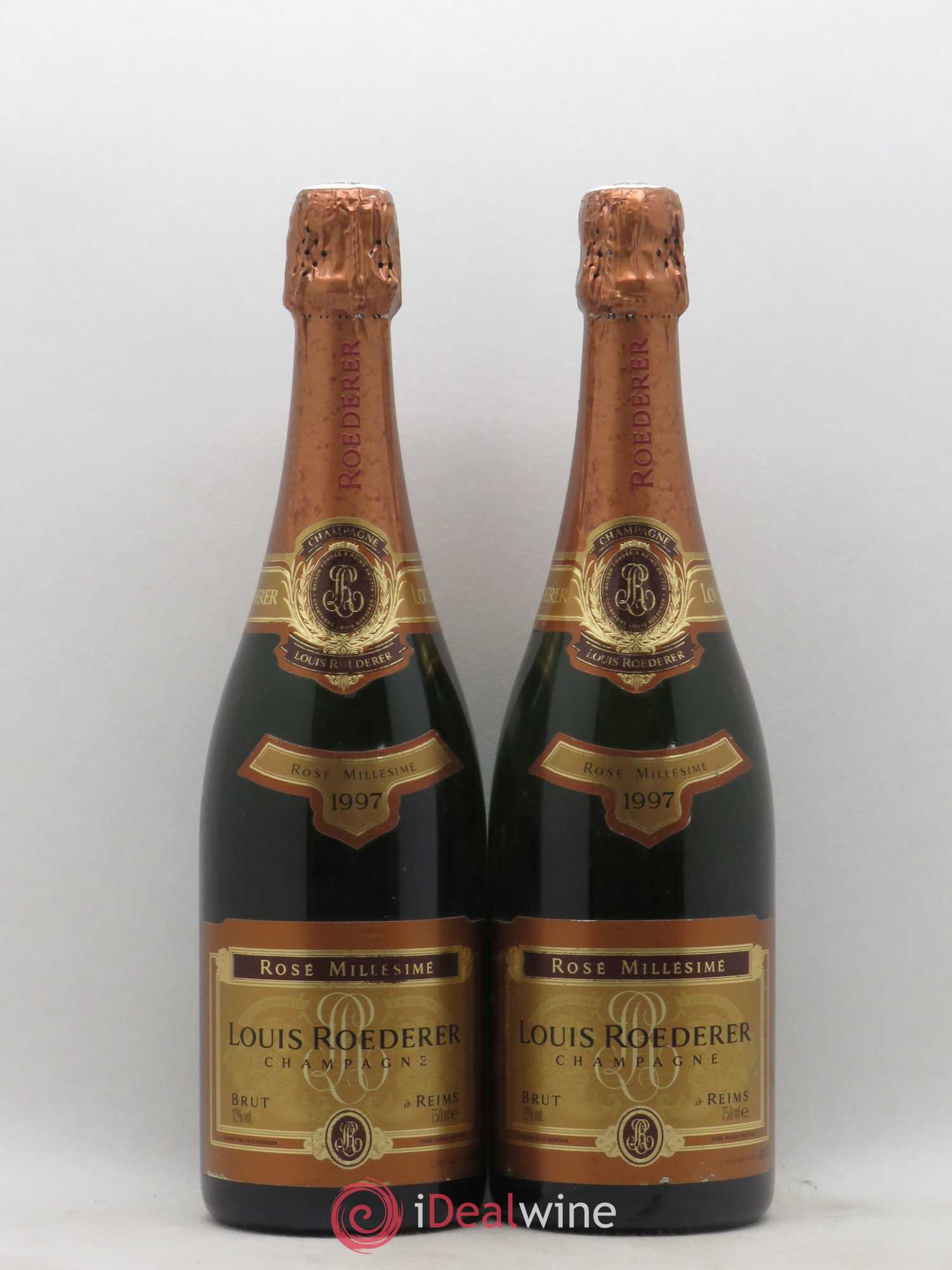 Rosé Brut Louis Roederer 1997 - Lot de 2 bouteilles - 0