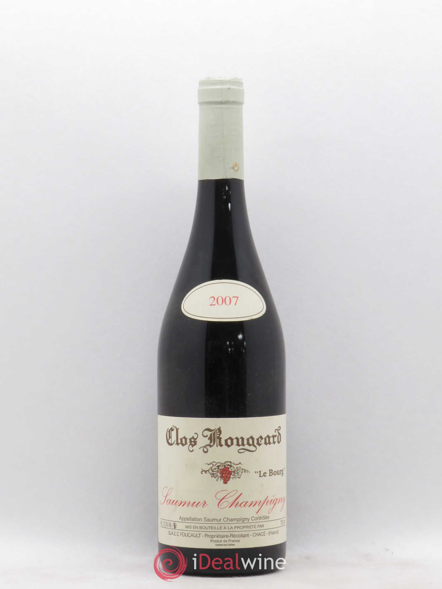 Saumur-Champigny Le Bourg Clos Rougeard 2007 - Lot de 1 bouteille - 0