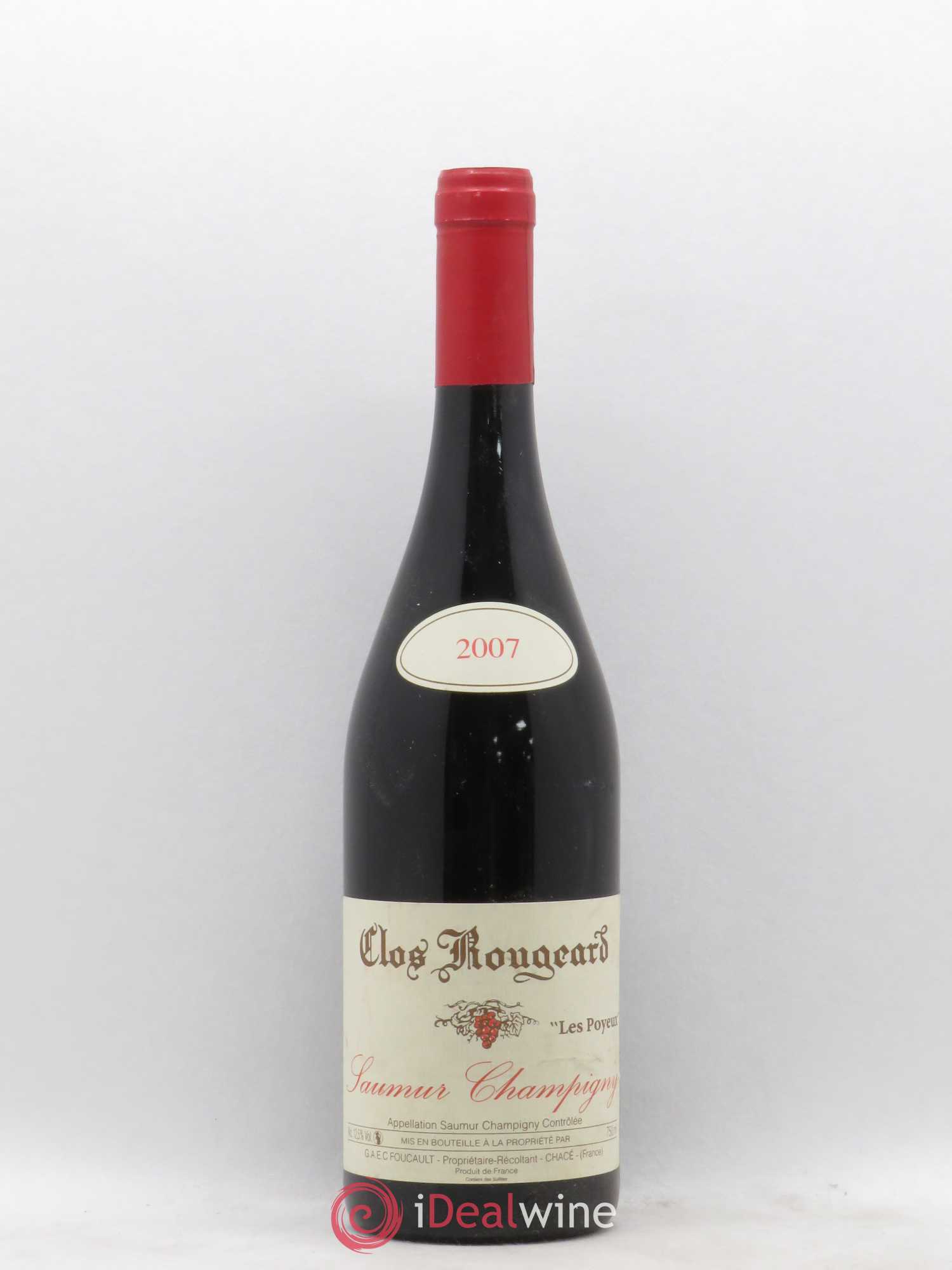 Saumur-Champigny Les Poyeux Clos Rougeard 2007 - Lot de 1 bouteille - 0