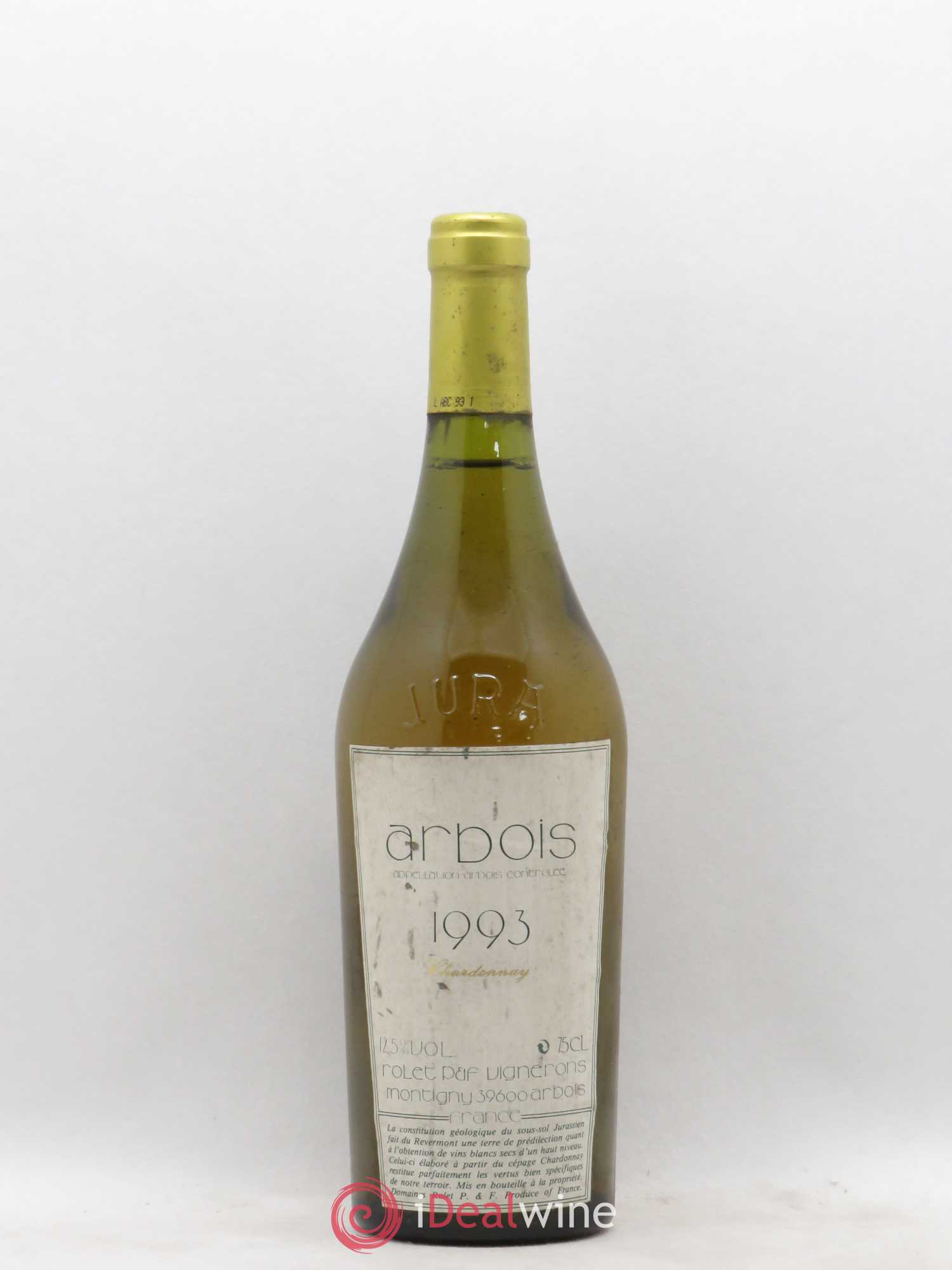 Arbois Chardonnay Domaine Rolet 1993 - Lot de 1 bouteille - 0