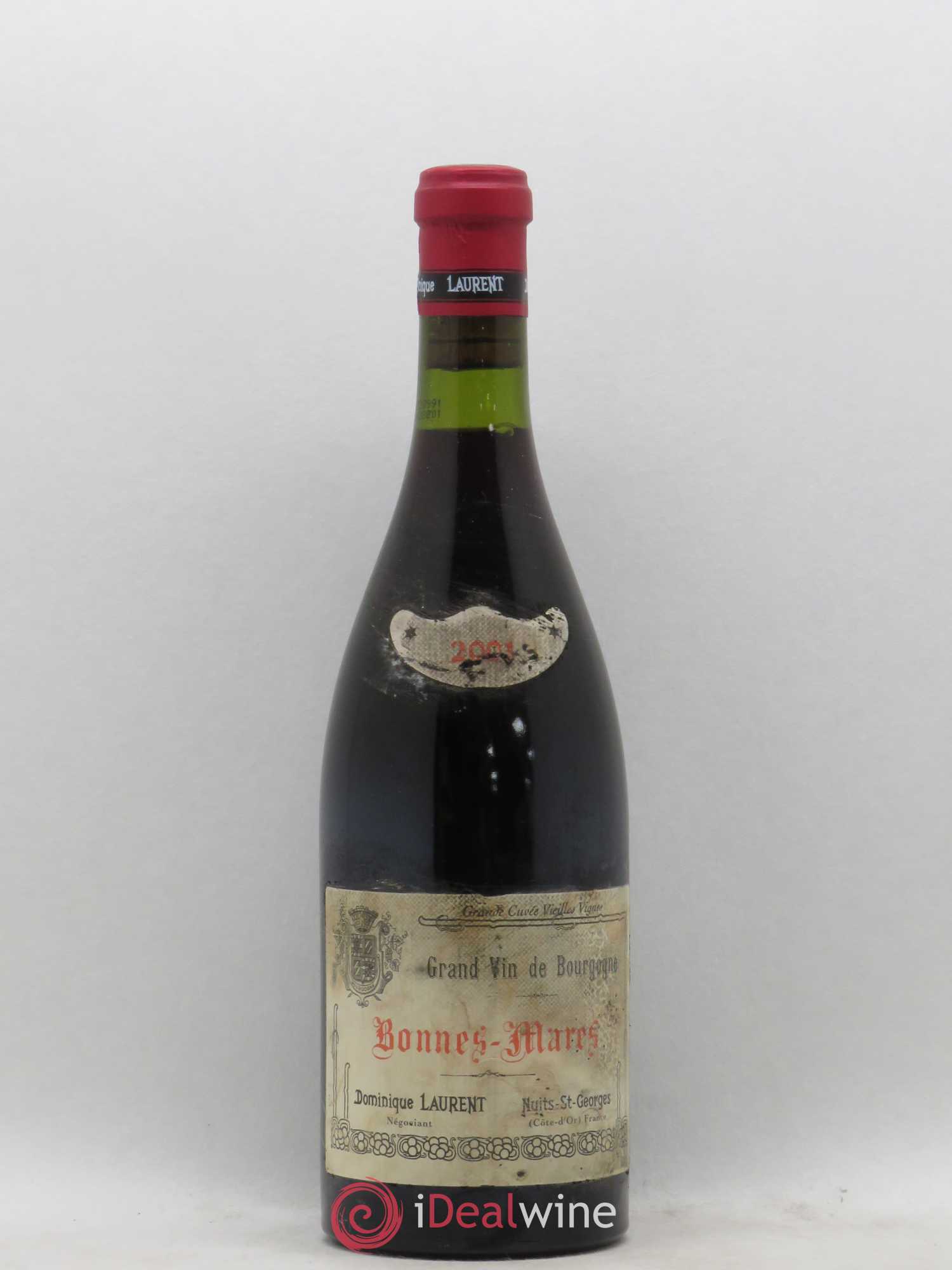 Bonnes-Mares Grand Cru Dominique Laurent 2001 - Lot de 1 bouteille - 0