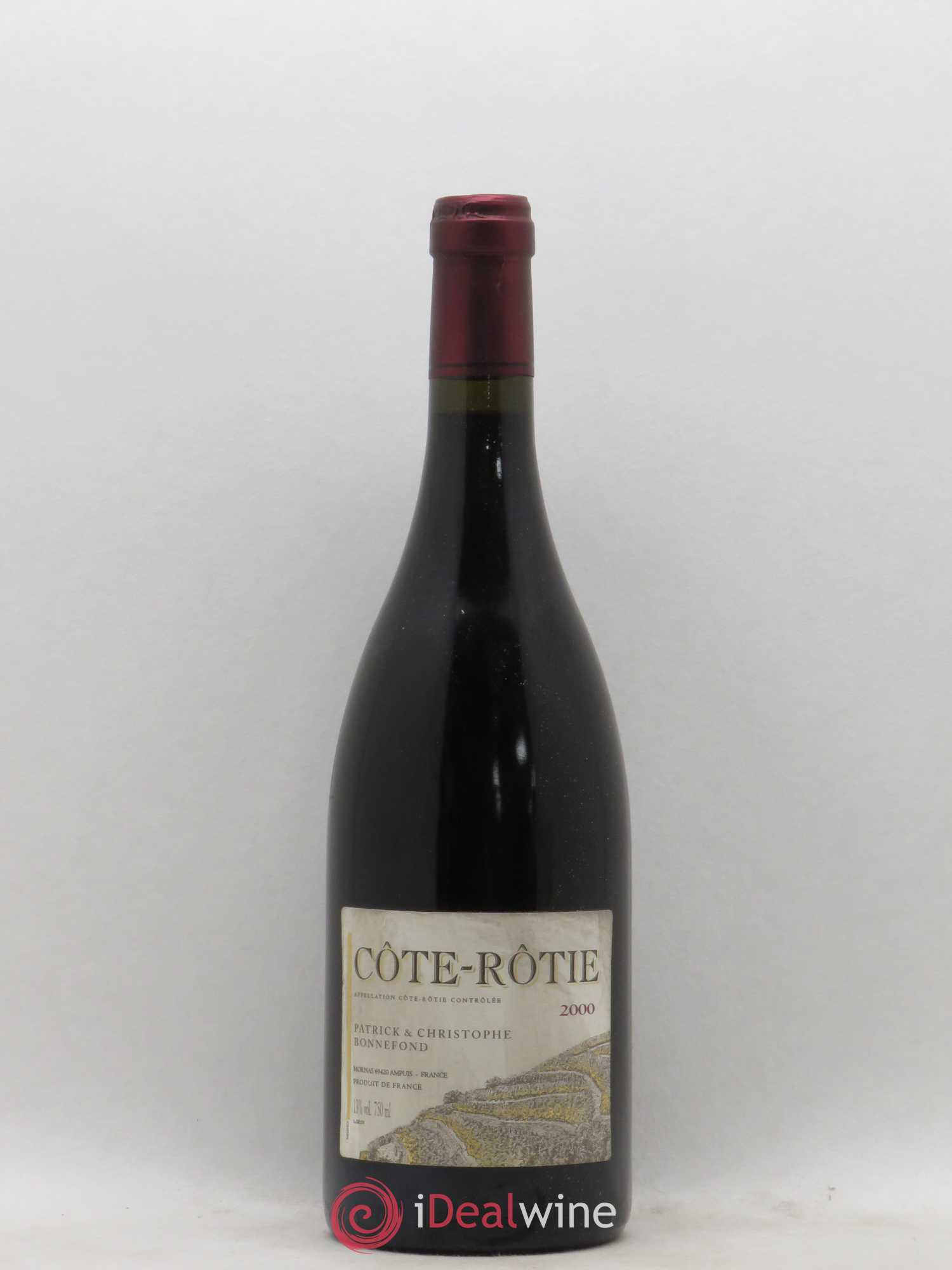 Côte-Rôtie Domaine Bonnefond 2000 - Posten von 1 Flasche - 0