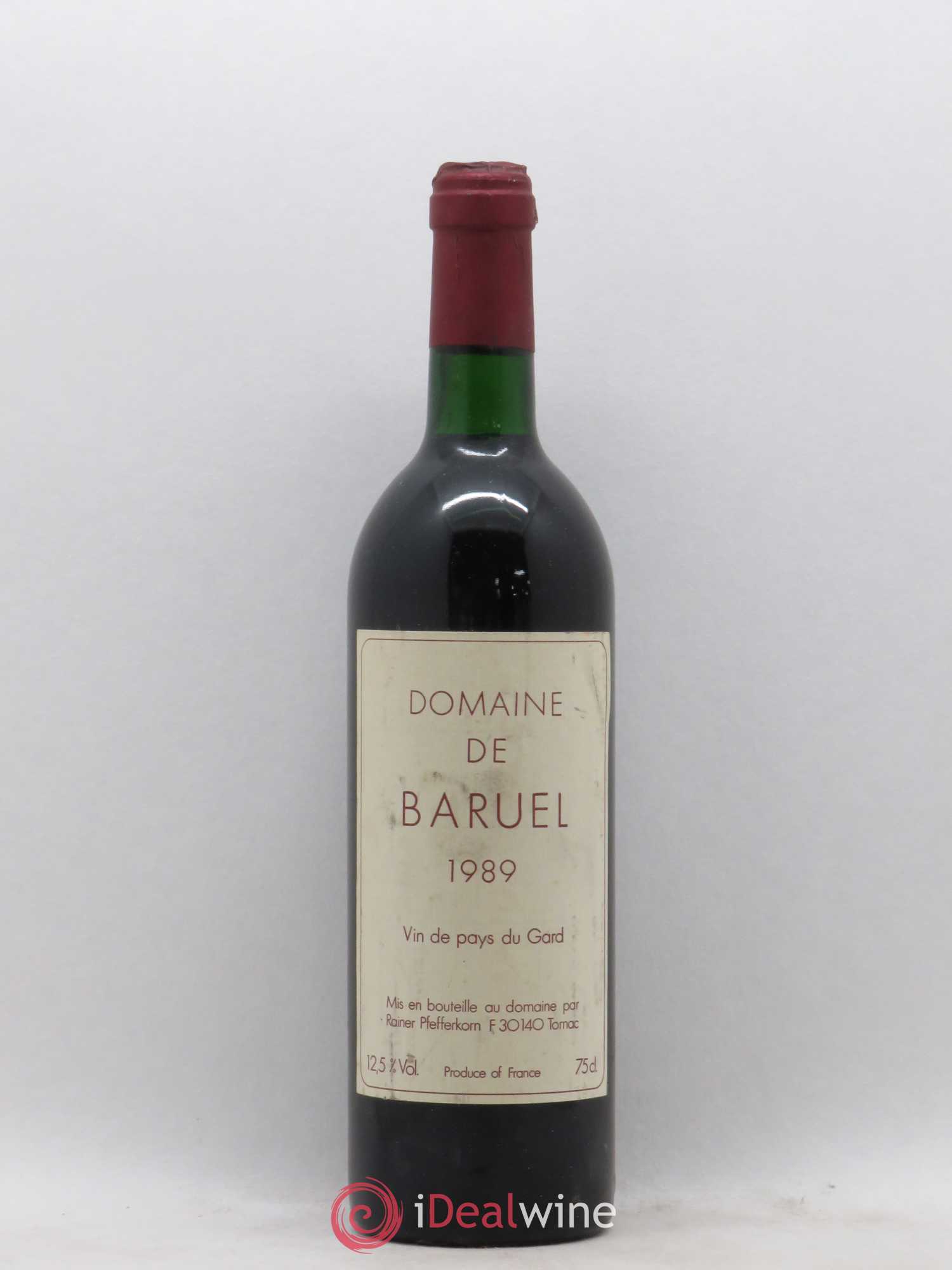 Rhône VDP du Gard Domaine de Baruel (sans prix de réserve) 1989 - Posten von 1 Flasche - 0